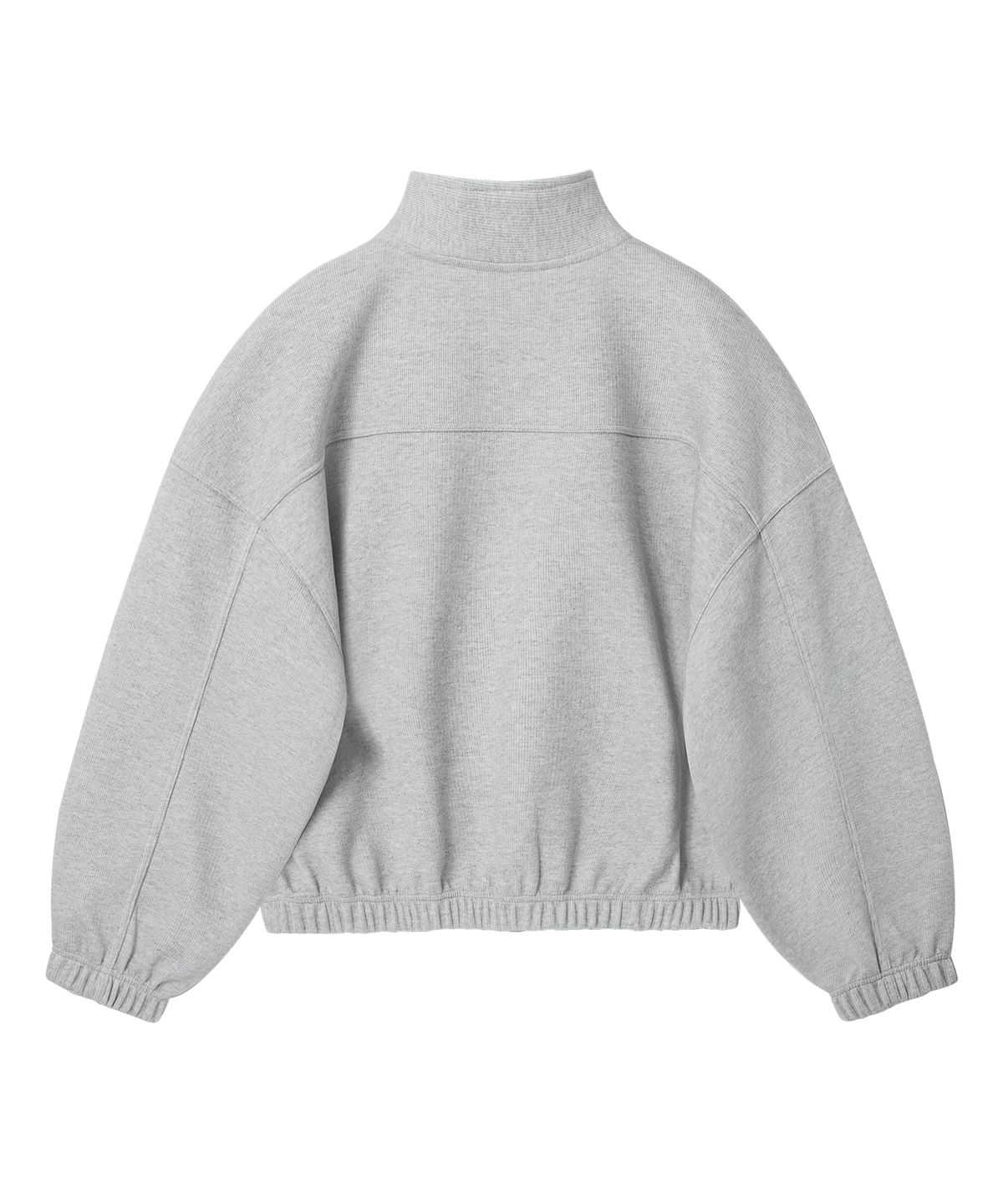브렌슨(BRENSON) 노드 크롭 오버핏 하이넥 풀집업  ( 3Color )