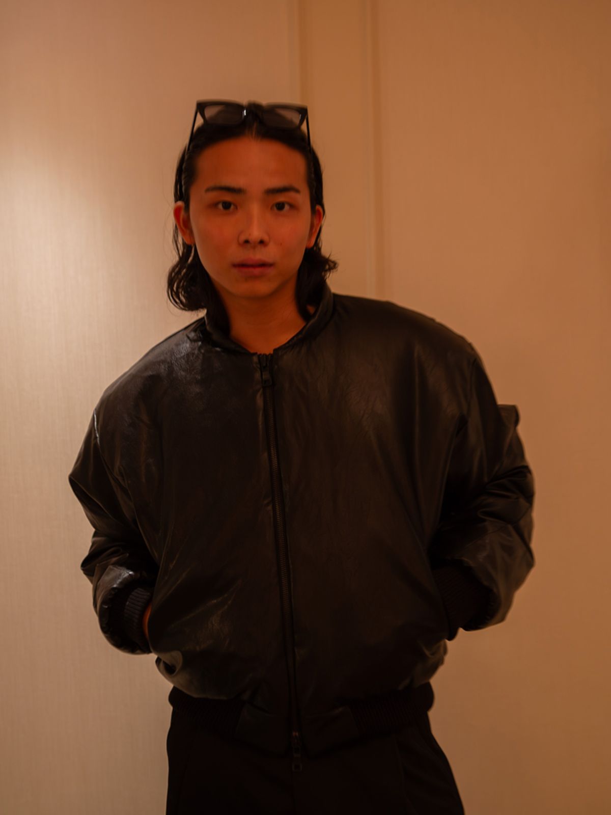 고저(GOZER) DOUBLE ZIP MA -1_BLACK