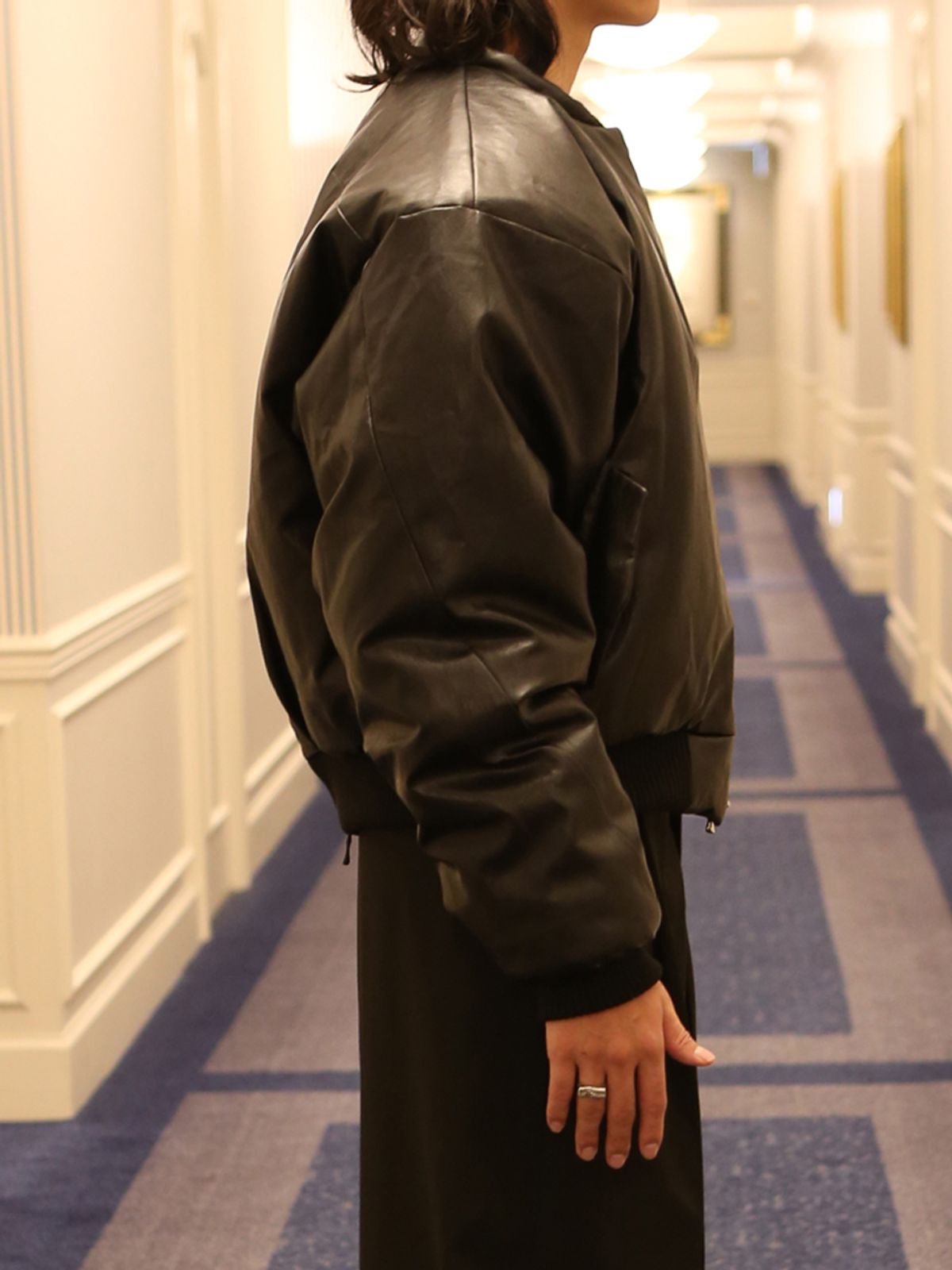 고저(GOZER) DOUBLE ZIP MA -1_BLACK