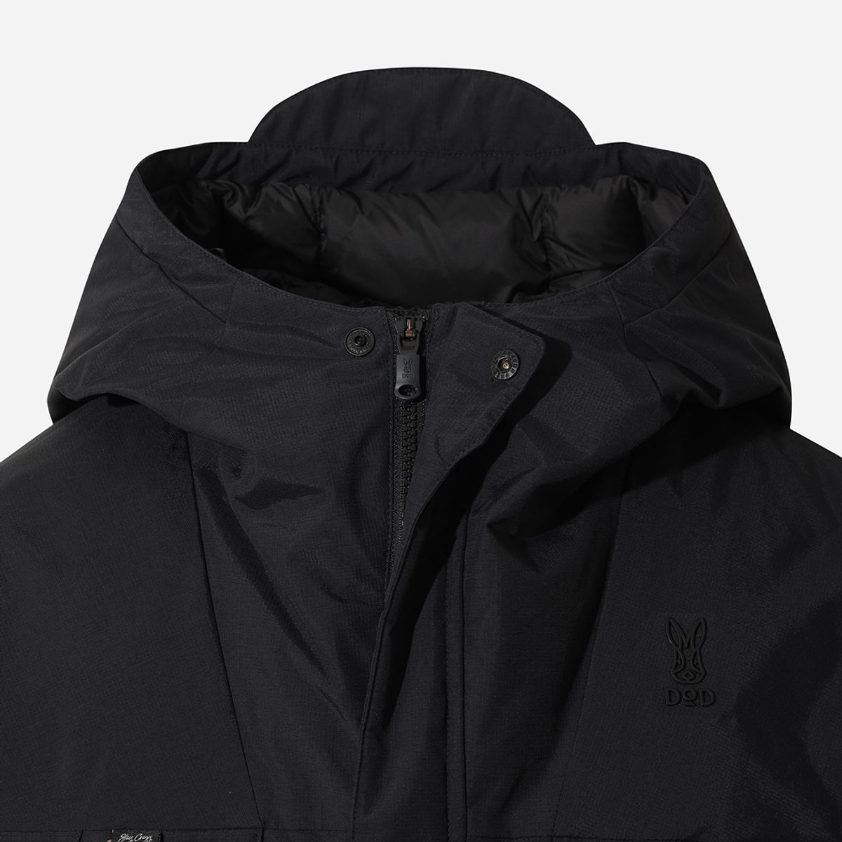 디오디(DOD) 어베인 D7 후드 다운 자켓 (BLACK)