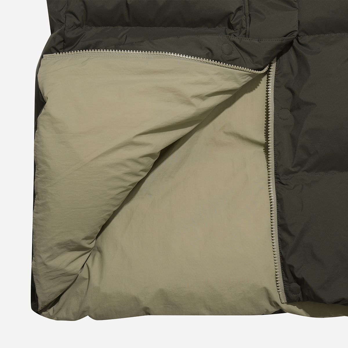 디오디(DOD) 여성) 리버시블 D7 롱다운자켓(D.CHARCOAL GREY)