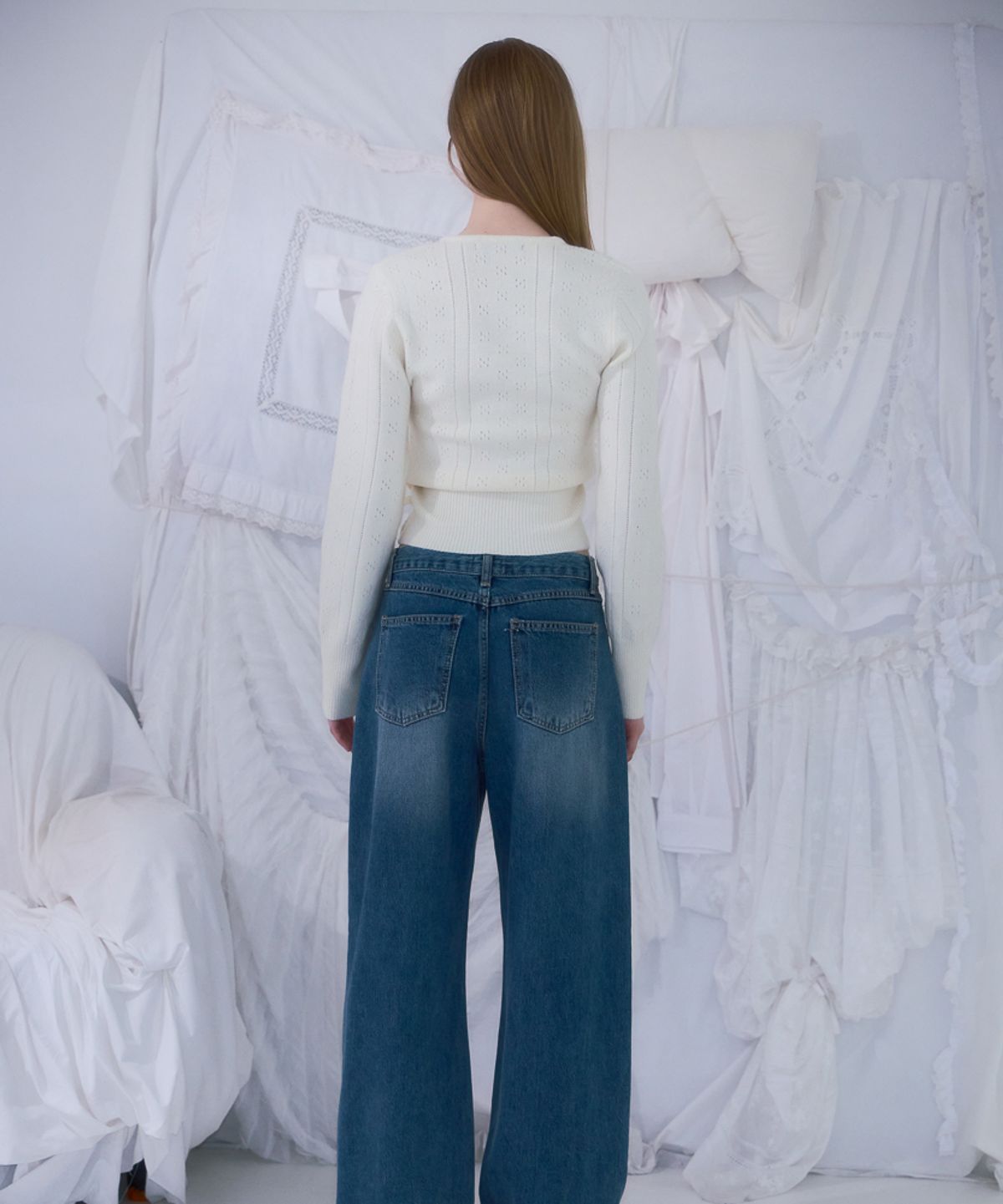 로제프란츠(ROSEFRANTZ) Muse Wrap Rib Knit [Ivory]