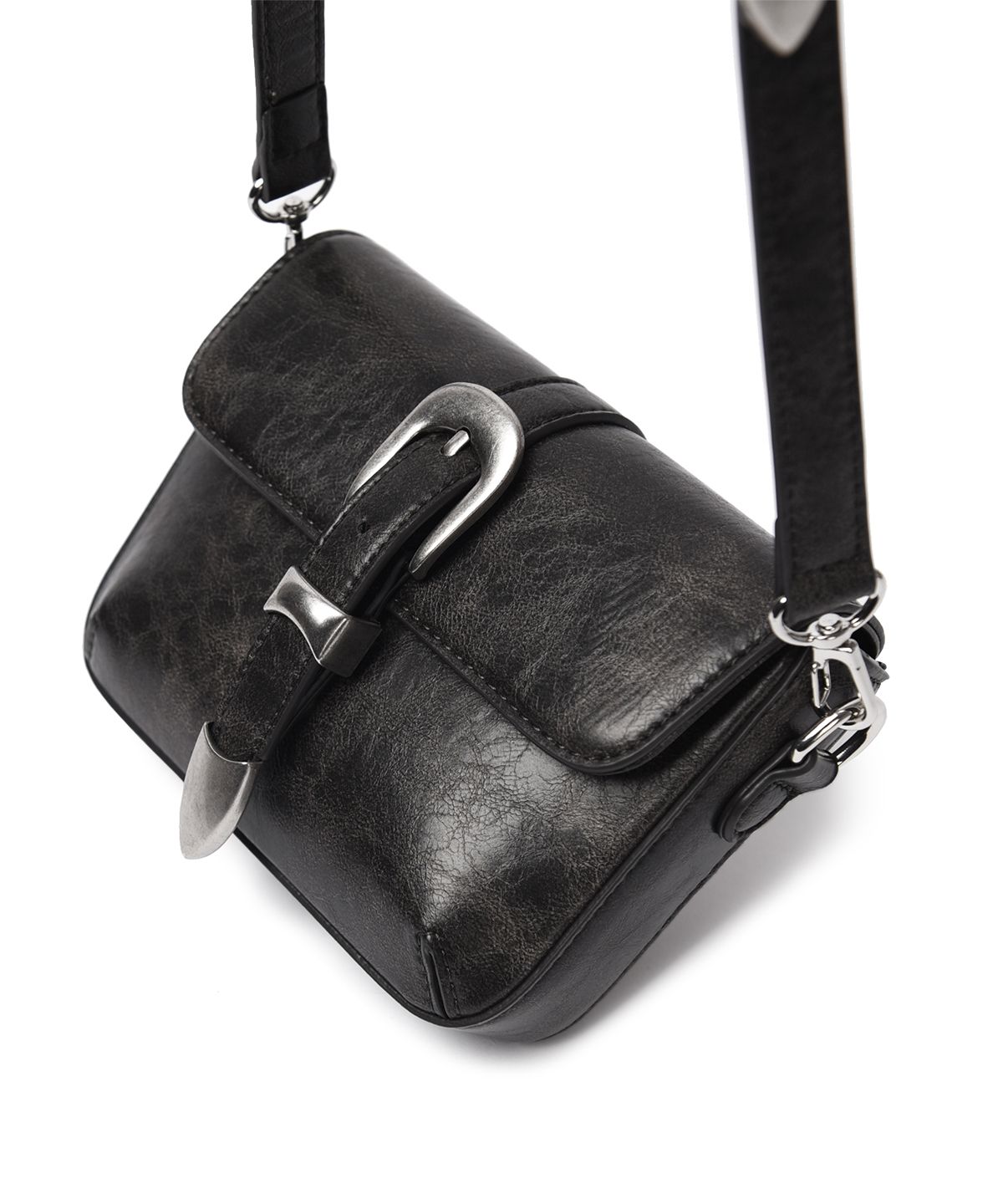 논오버스틱(NONOVERSTIC) Western Belt Bag VTG Charcoal