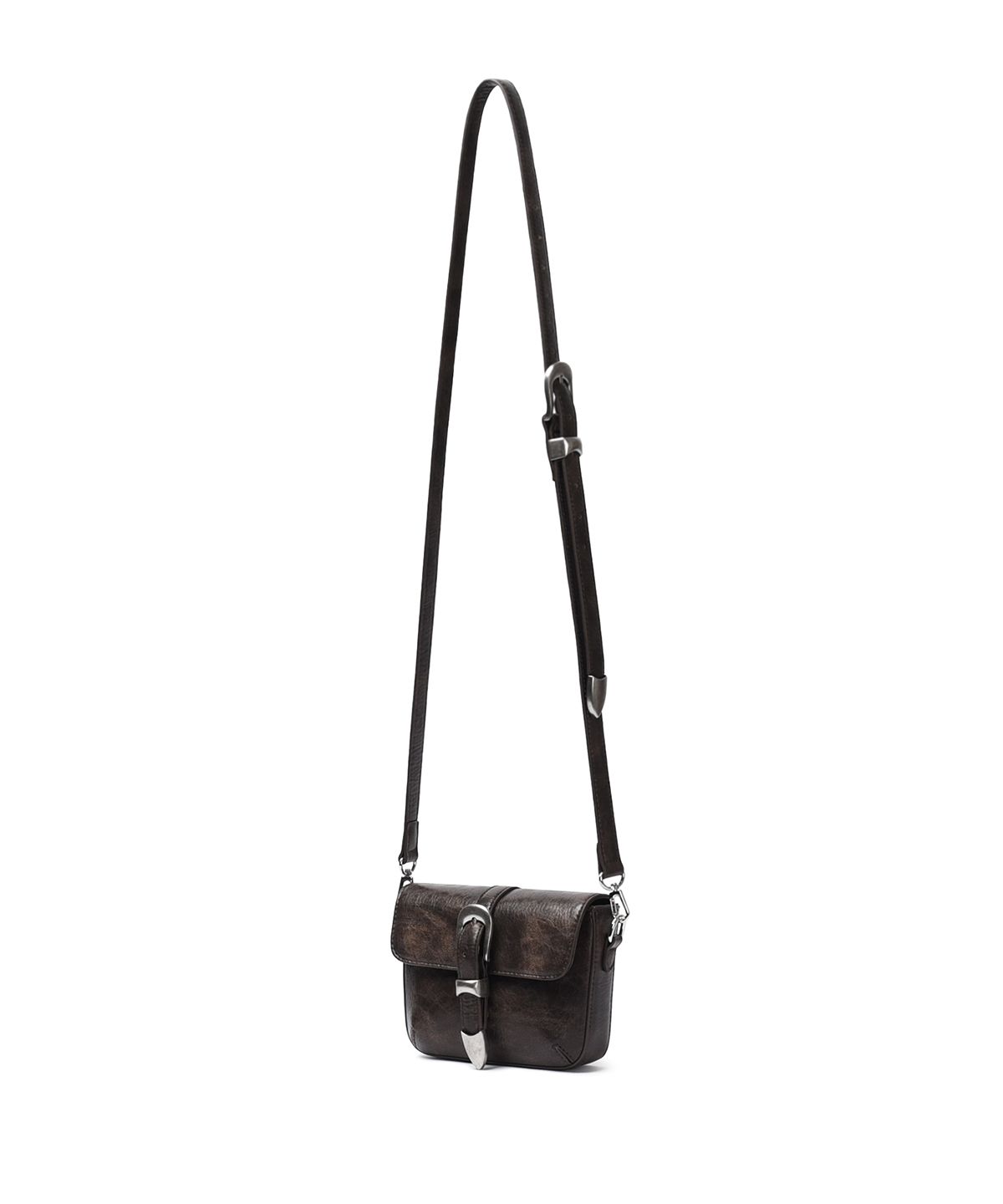 논오버스틱(NONOVERSTIC) Western Belt Bag VTG Chocolate
