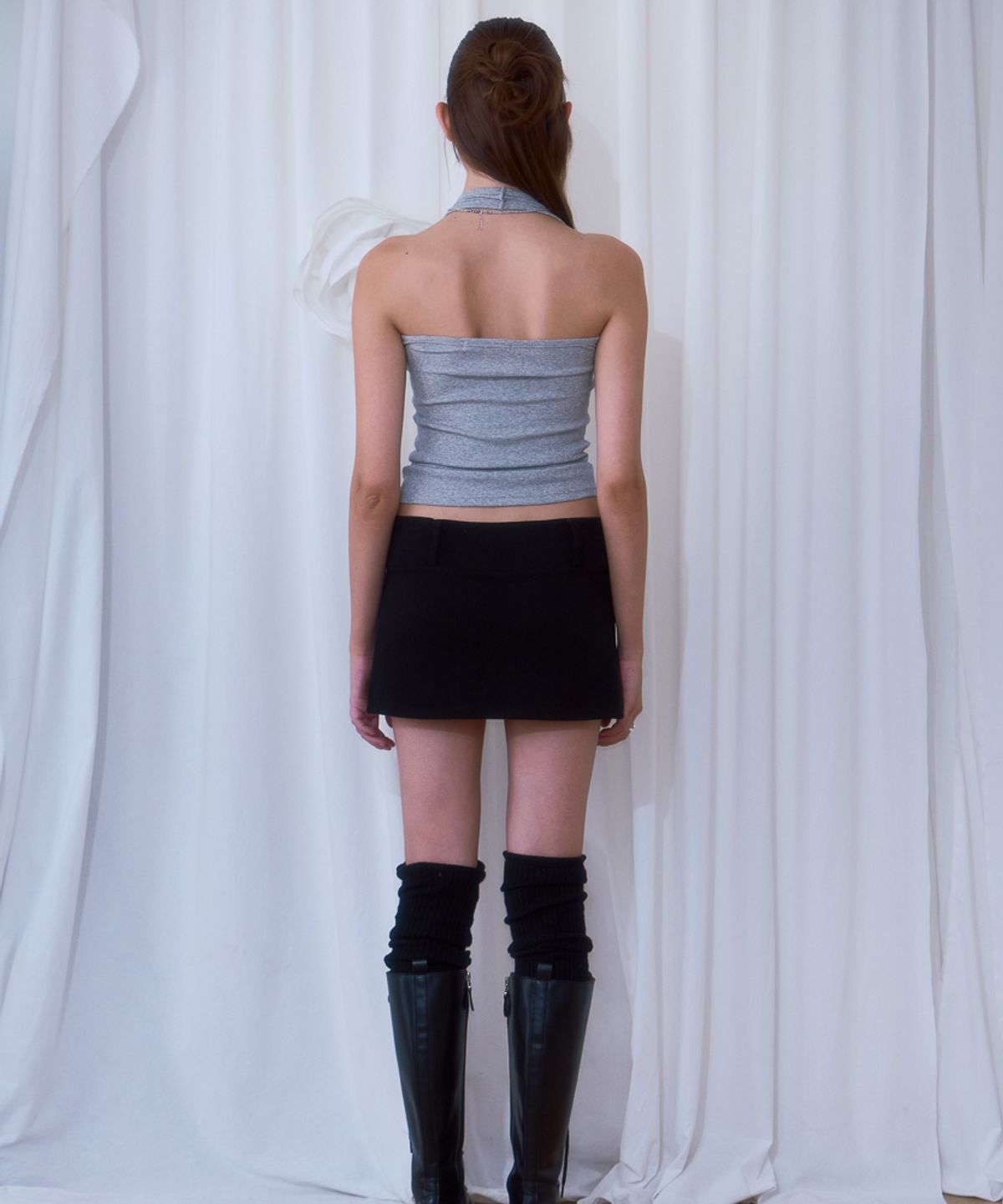 로제프란츠(ROSEFRANTZ) Soft Halter Sleeveless [Gray]
