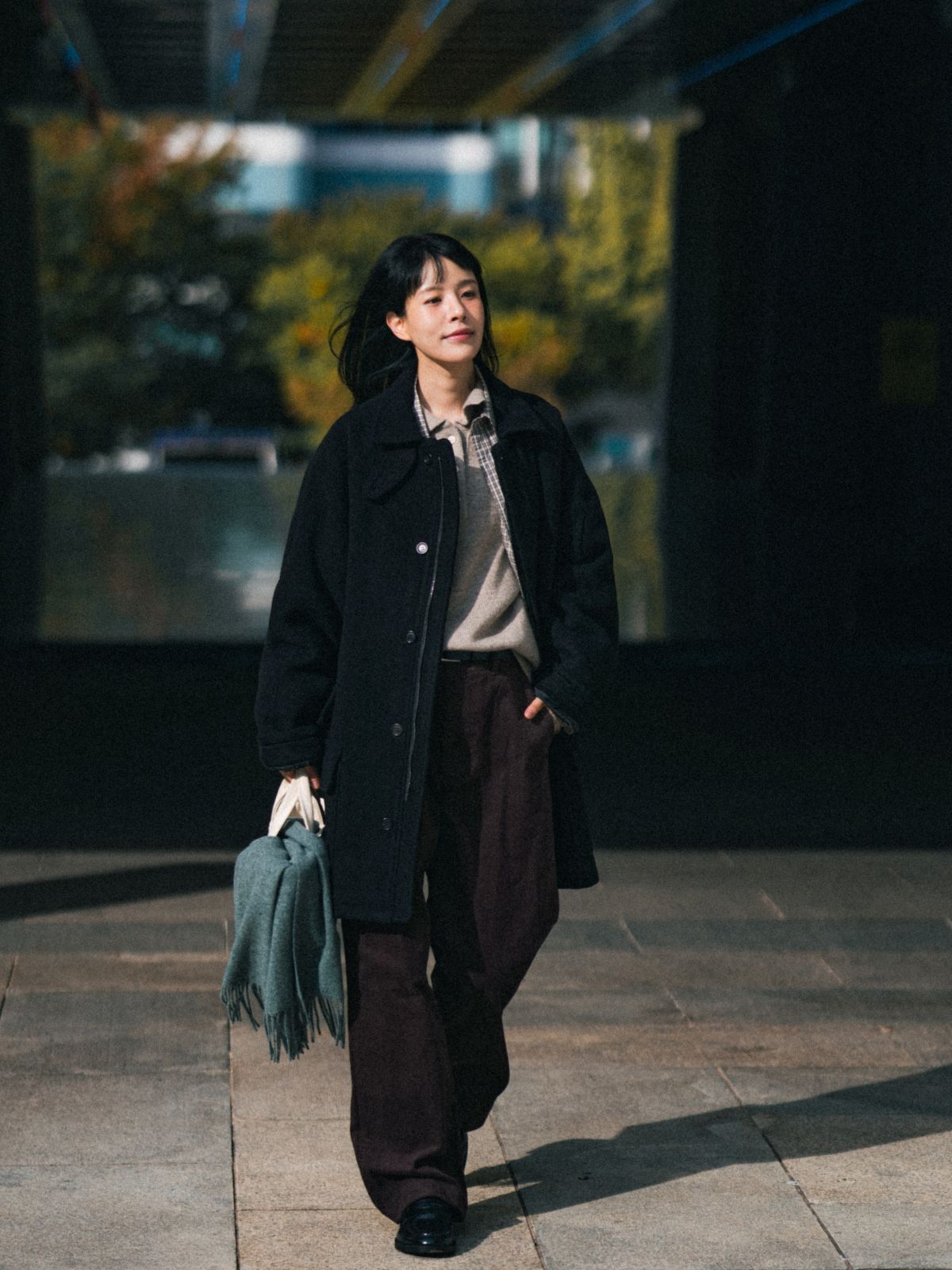 해브해드(HAVEHAD) 코듀로이 오피서 치노 팬츠 (네이비)
