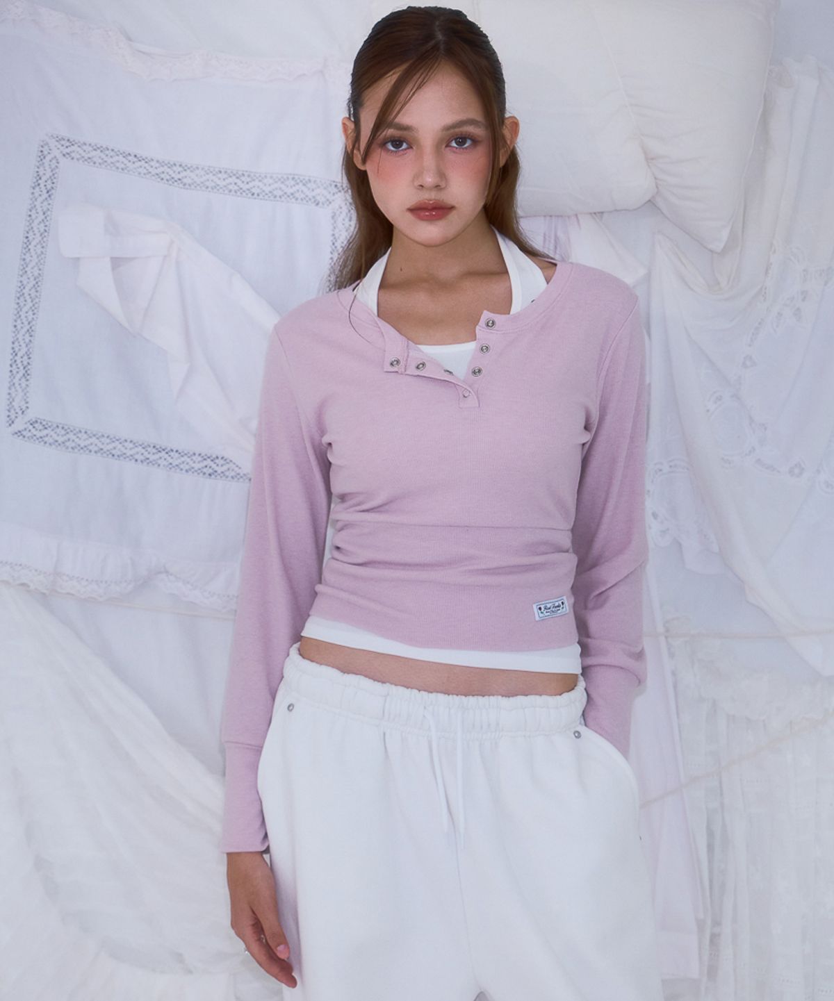 로제프란츠(ROSEFRANTZ) Back Point 2Way Sweatpants [Ivory]
