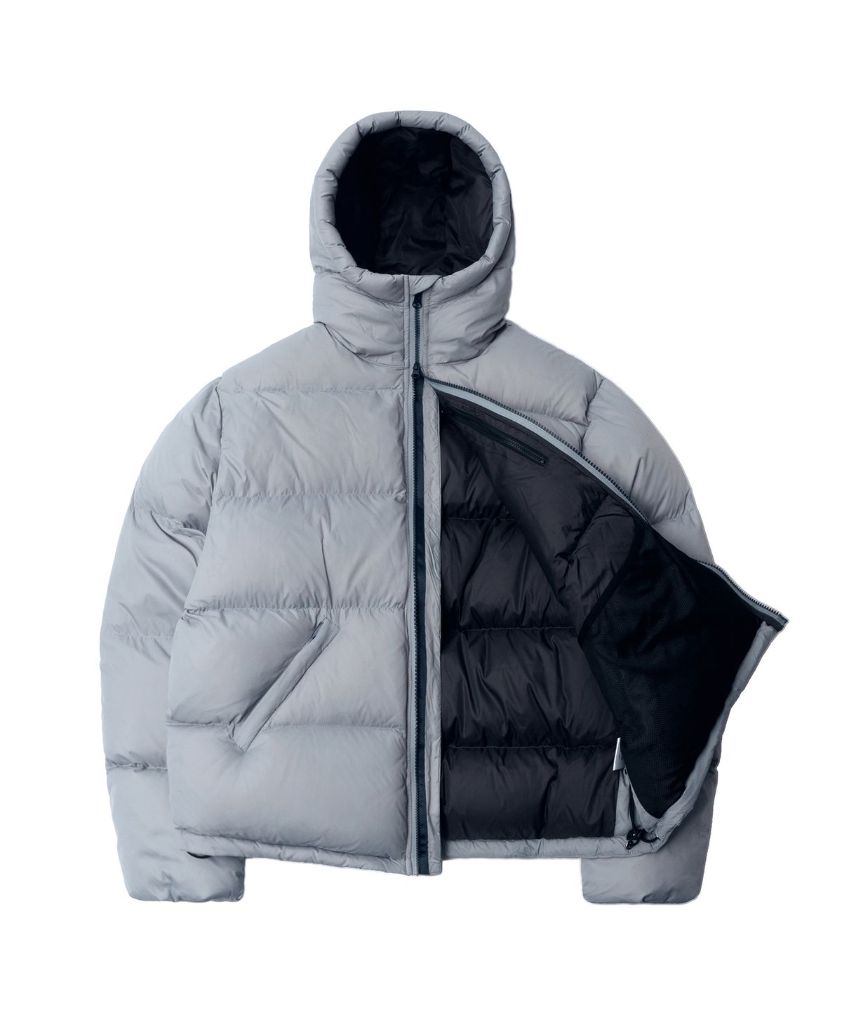 큐티에잇 가먼츠(QT8 GARMENTS) RG Duck Down Heavyweight Hoodie Jacket (Greyed Skyblue)