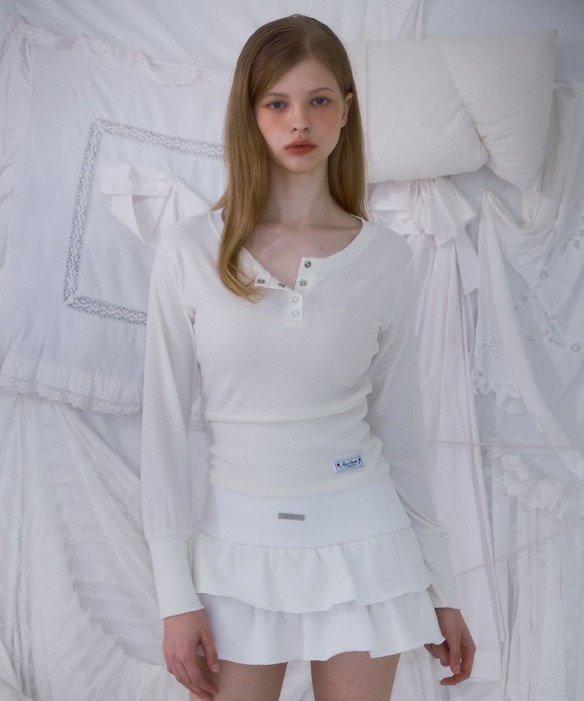 로제프란츠(ROSEFRANTZ) Cancan Sweat Mini Skirt [Ivory]