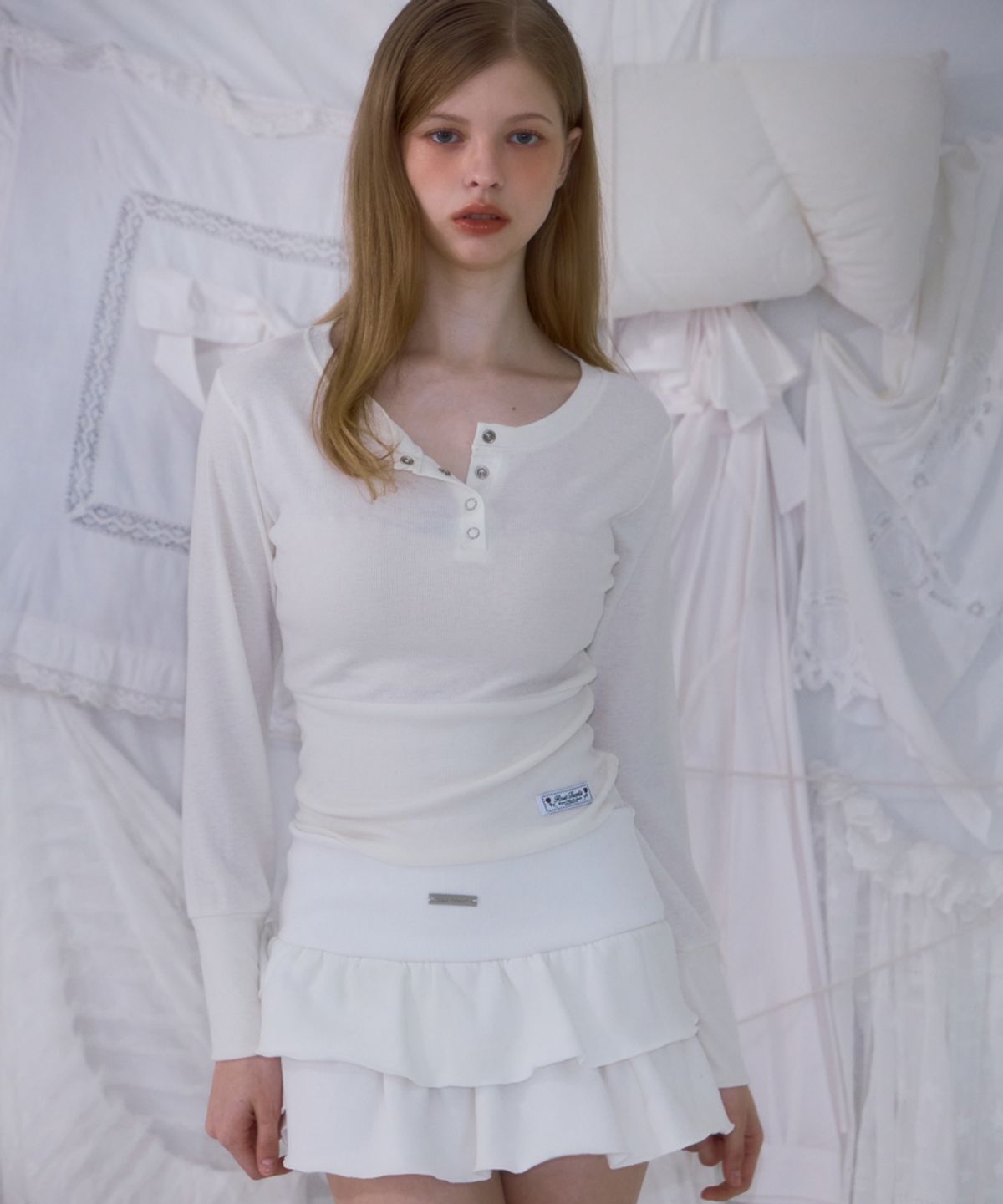 로제프란츠(ROSEFRANTZ) Cancan Sweat Mini Skirt [Ivory]