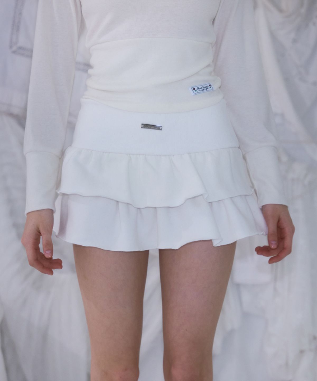 로제프란츠(ROSEFRANTZ) Cancan Sweat Mini Skirt [Ivory]