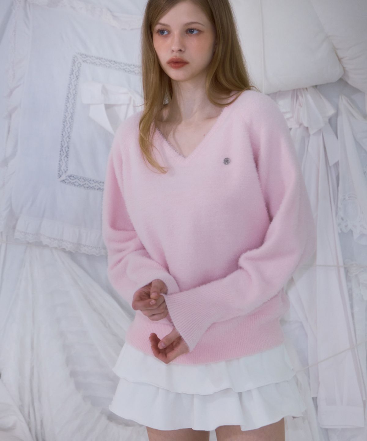 로제프란츠(ROSEFRANTZ) Cancan Sweat Mini Skirt [Ivory]