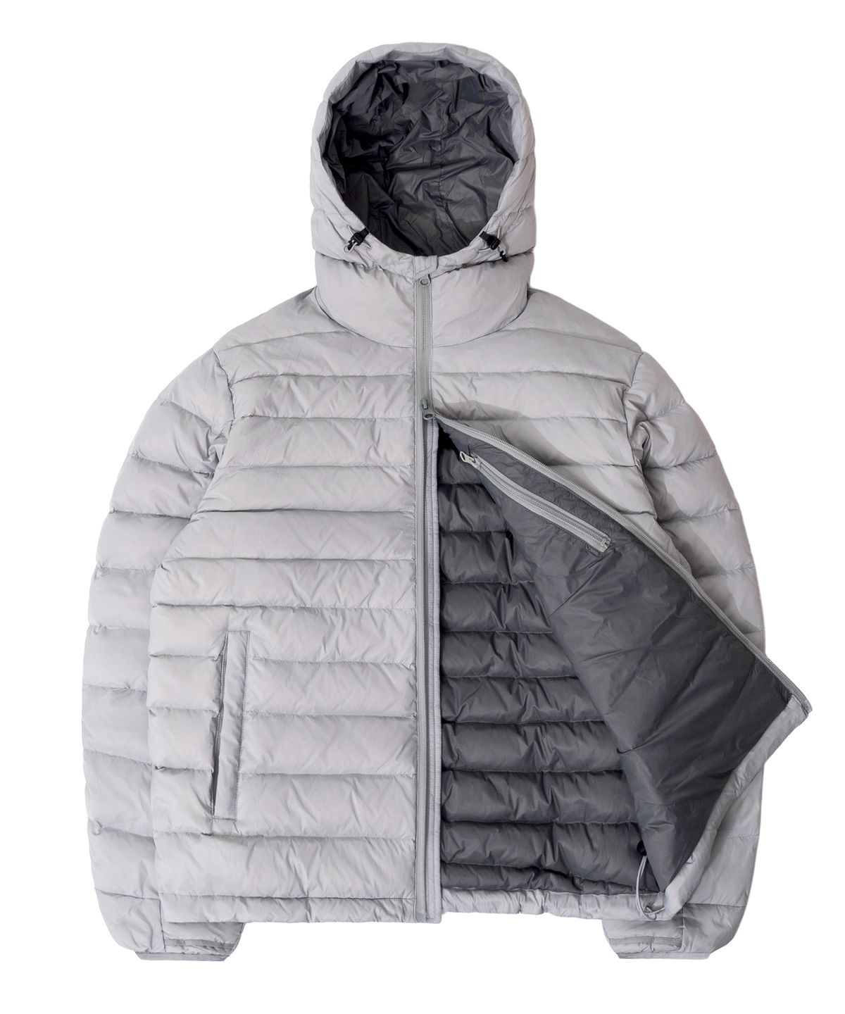큐티에잇 가먼츠(QT8 GARMENTS) RG Duck Down Lightweight Jacket (Light Grey)