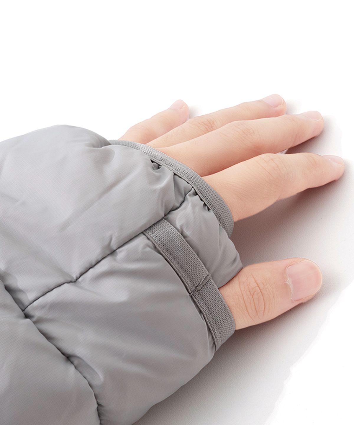 큐티에잇 가먼츠(QT8 GARMENTS) RG Duck Down Lightweight Jacket (Light Grey)