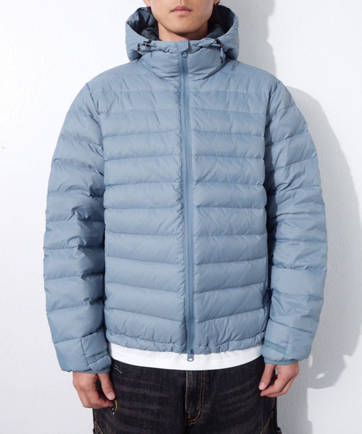 큐티에잇 가먼츠(QT8 GARMENTS) RG Duck Down Lightweight Jacket (Sky Blue)