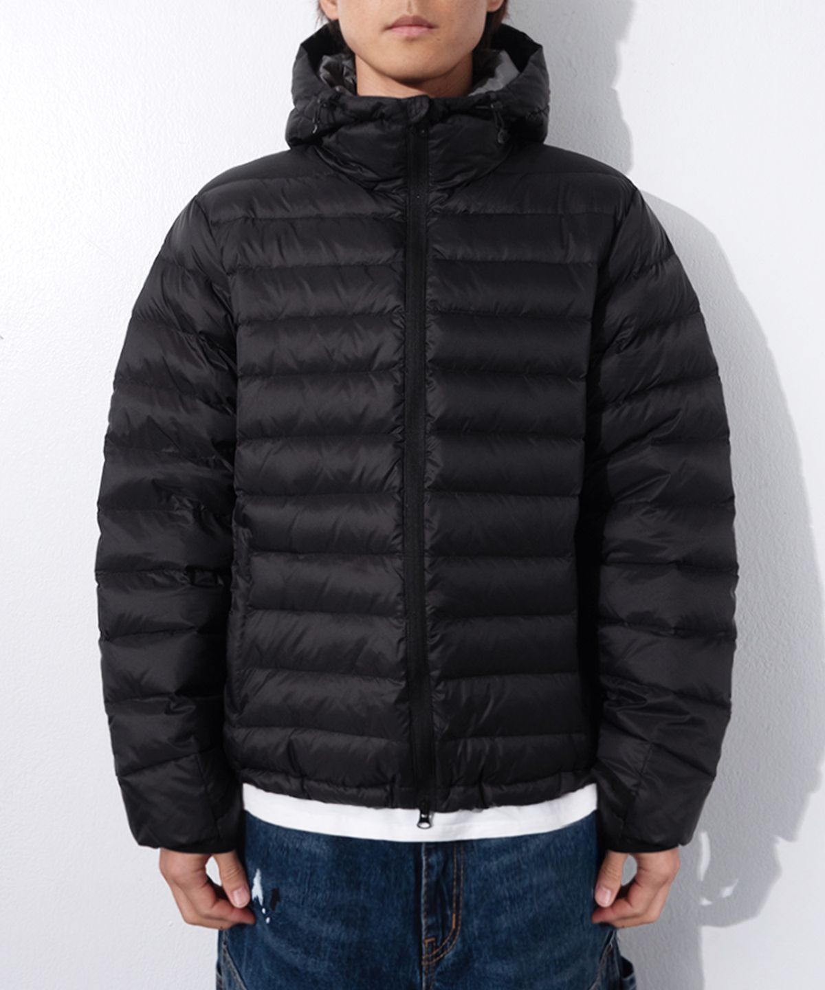 큐티에잇 가먼츠(QT8 GARMENTS) RG Duck Down Lightweight Jacket (Black)