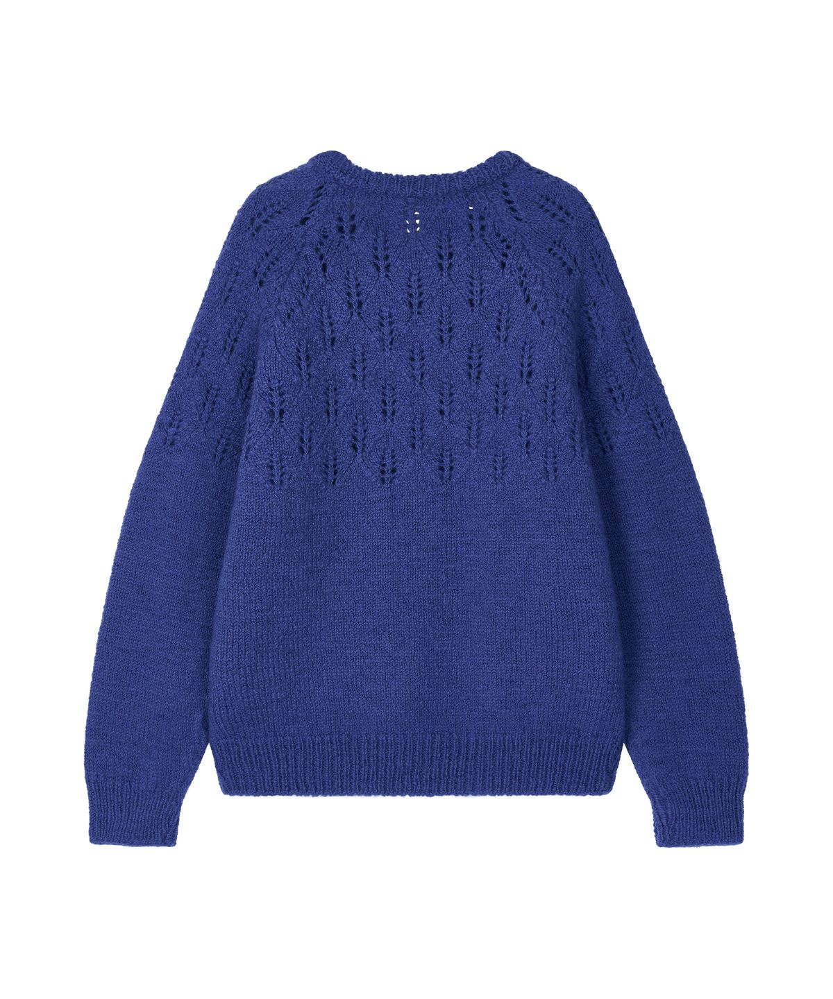 미드앤로우(MIDNLOW) Covent Wool Sweater(Blue)