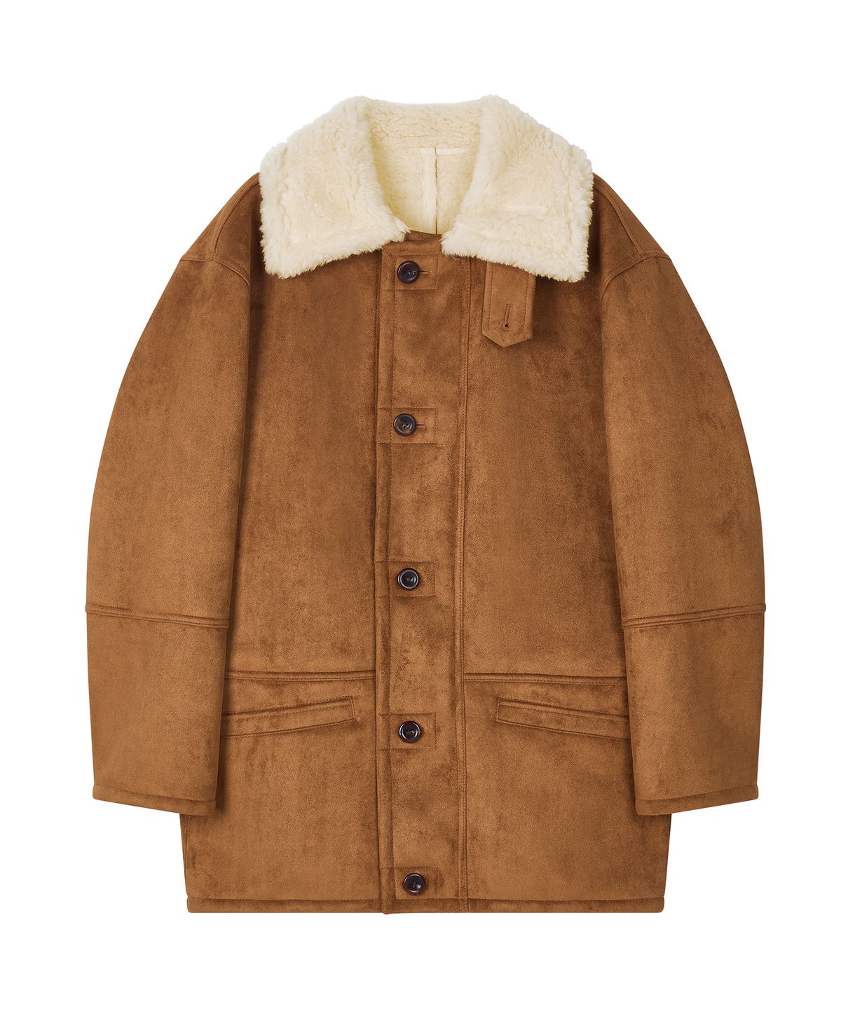 미드앤로우(MIDNLOW) Acoustic Suede Shearling Coat