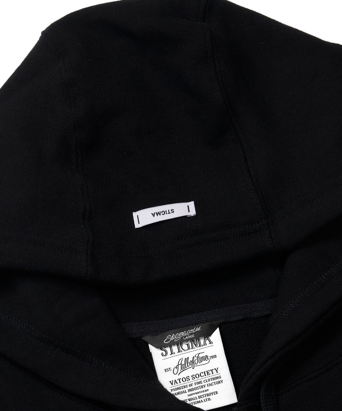 스티그마(STIGMA) ML CROP ZIP-UP BLACK