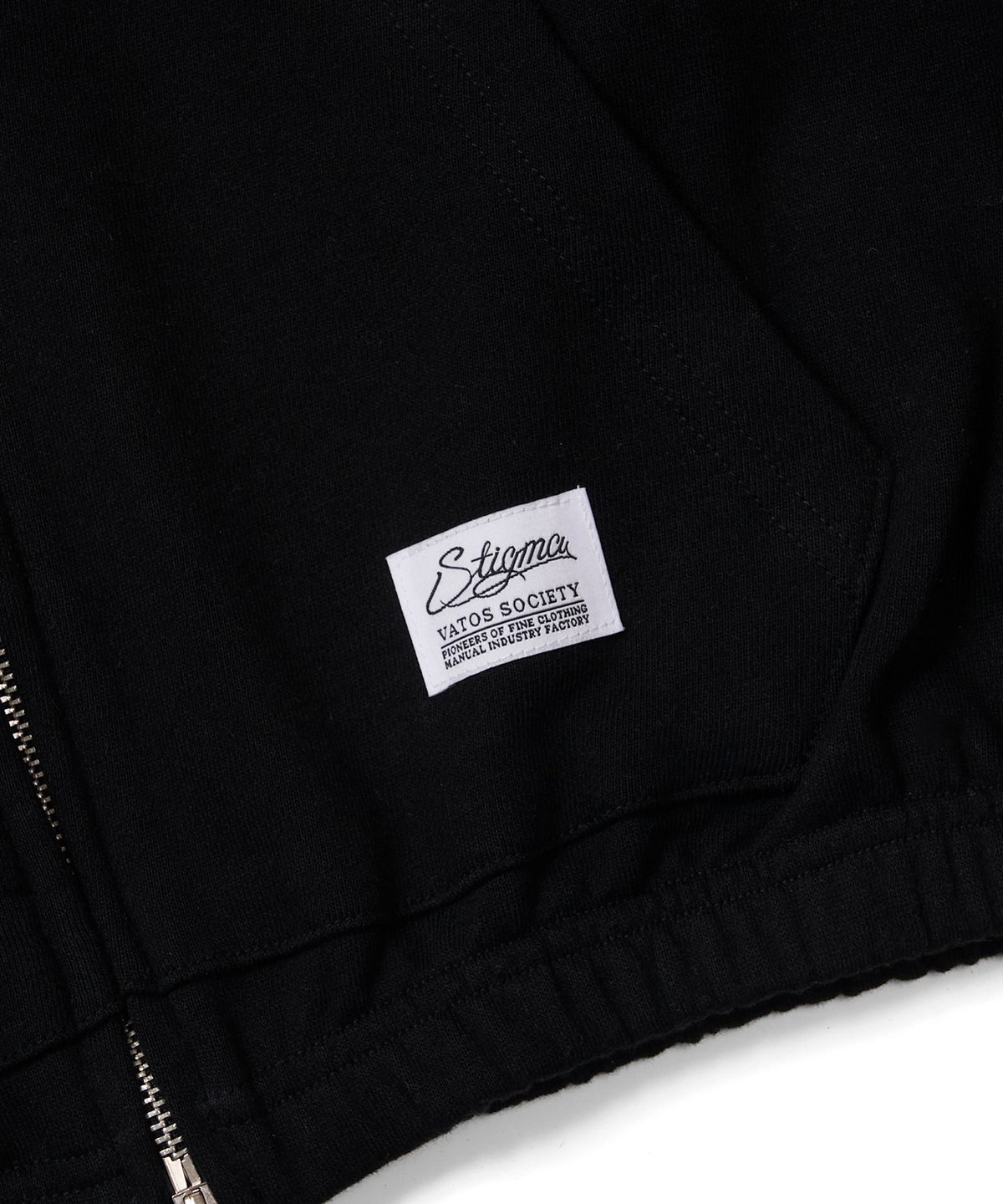스티그마(STIGMA) ML CROP ZIP-UP BLACK