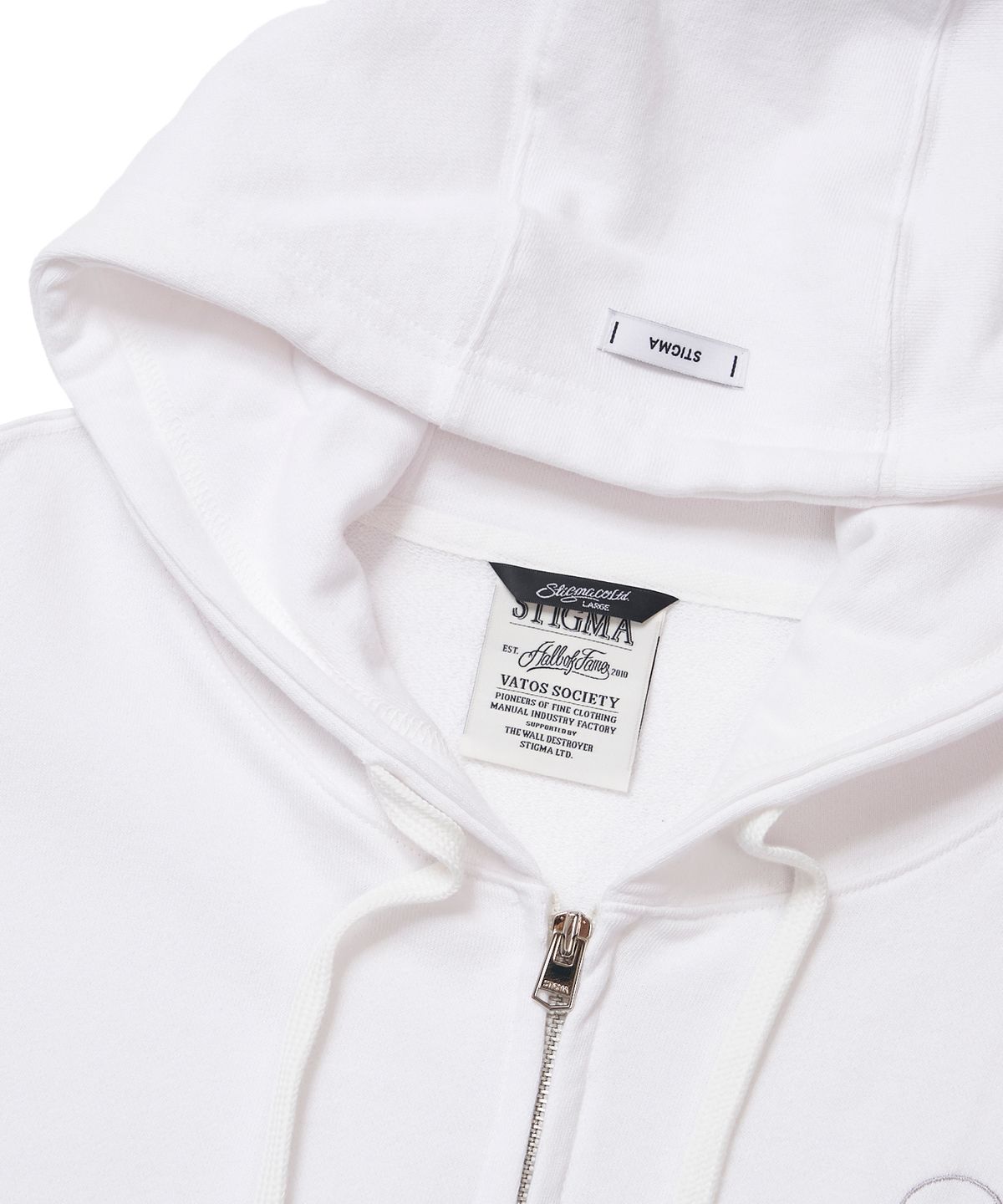 스티그마(STIGMA) ML CROP ZIP-UP WHITE