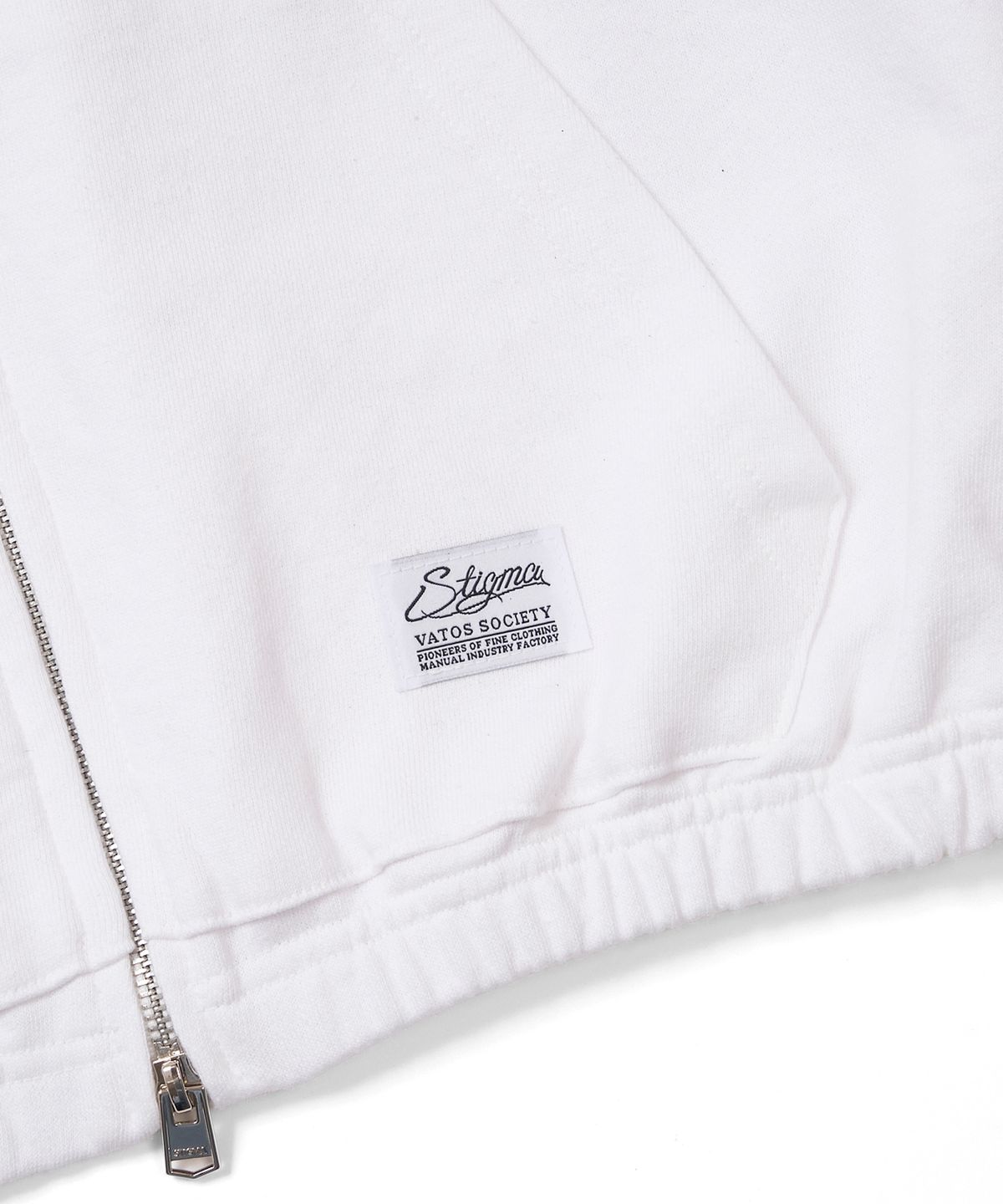 스티그마(STIGMA) ML CROP ZIP-UP WHITE