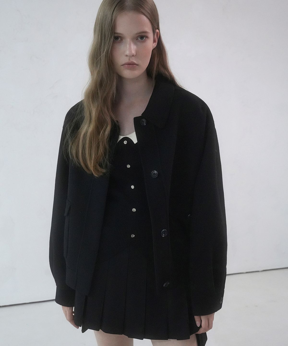 비바셔스(VIVACIOUS) Bene Handmade Wool Jacket BROWN