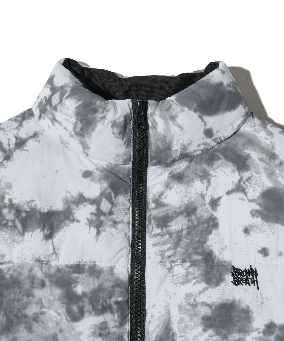 브라운브레스 키즈(BROWNBREATH KIDS) KIDS TIE DYE PADDING VEST - GREY