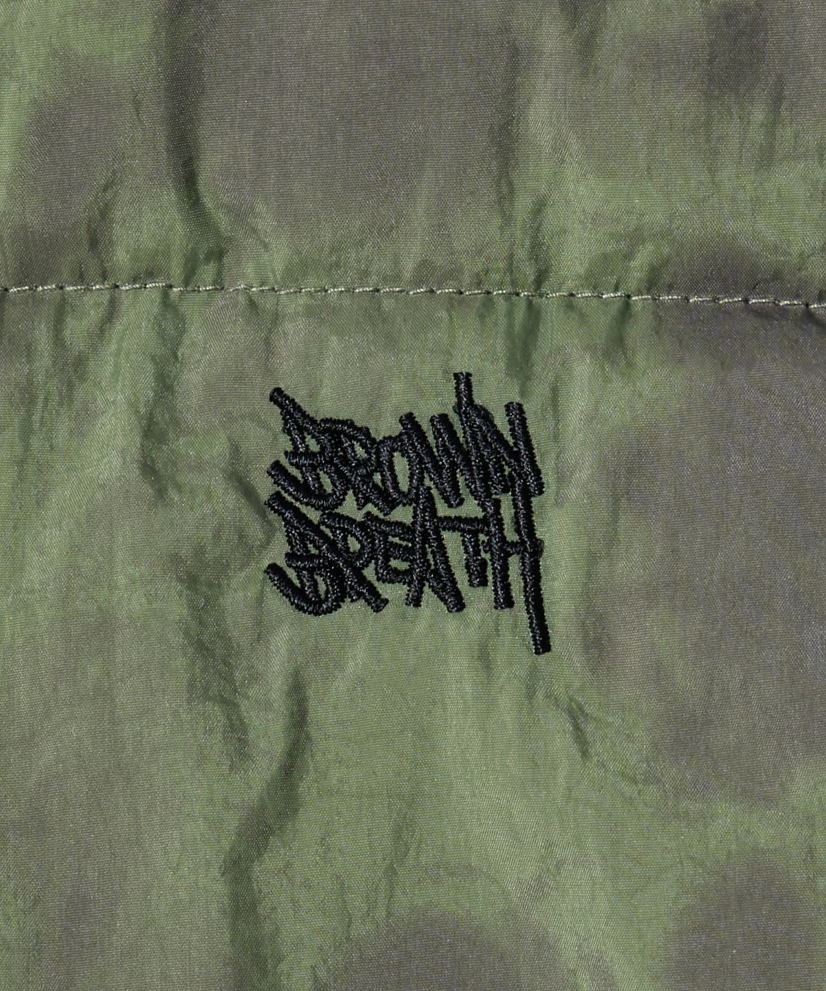 브라운브레스 키즈(BROWNBREATH KIDS) KIDS TIE DYE PADDING VEST - KHAKI