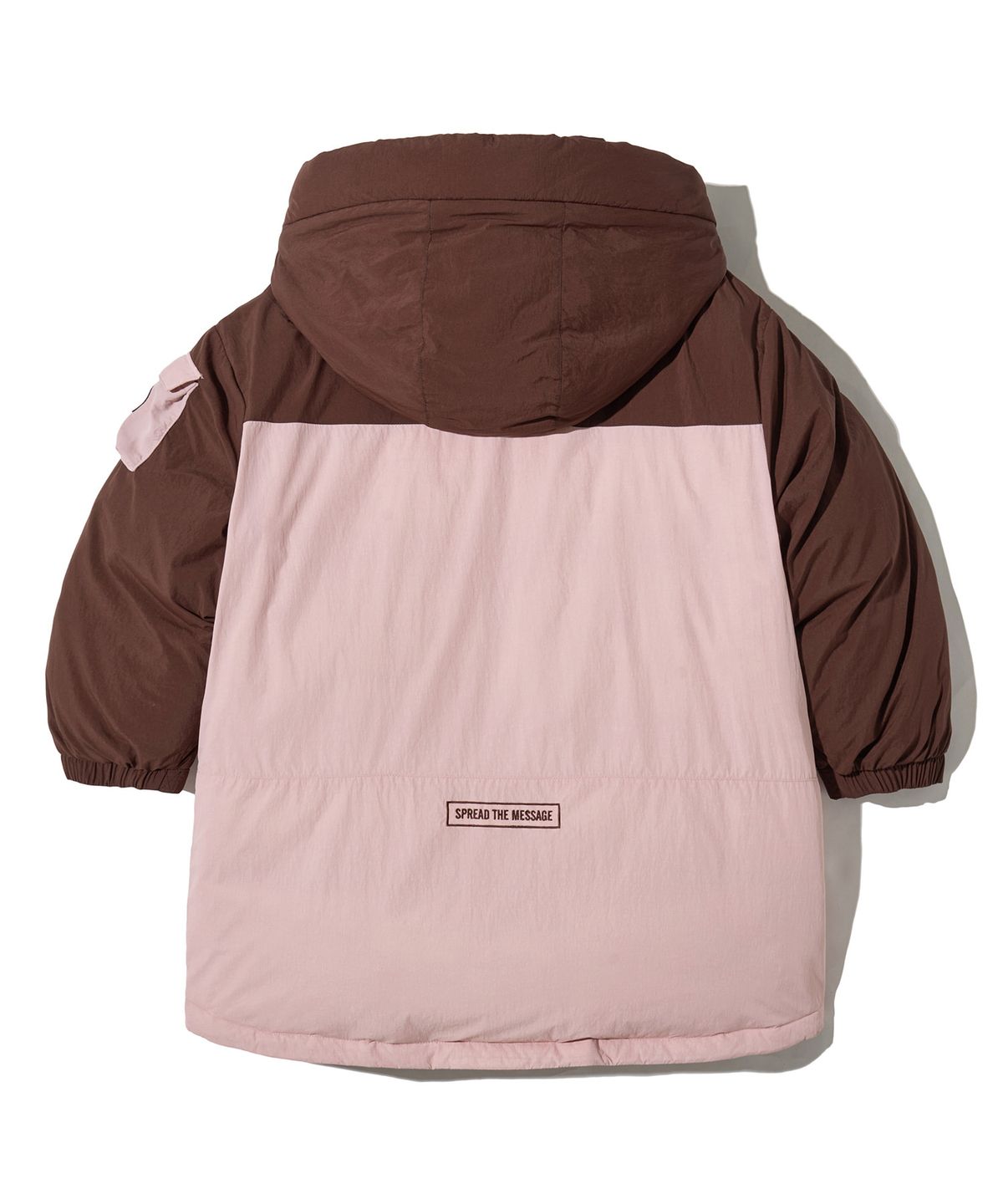 브라운브레스 키즈(BROWNBREATH KIDS) KIDS BLOCK DOWN JUMPER - PINK