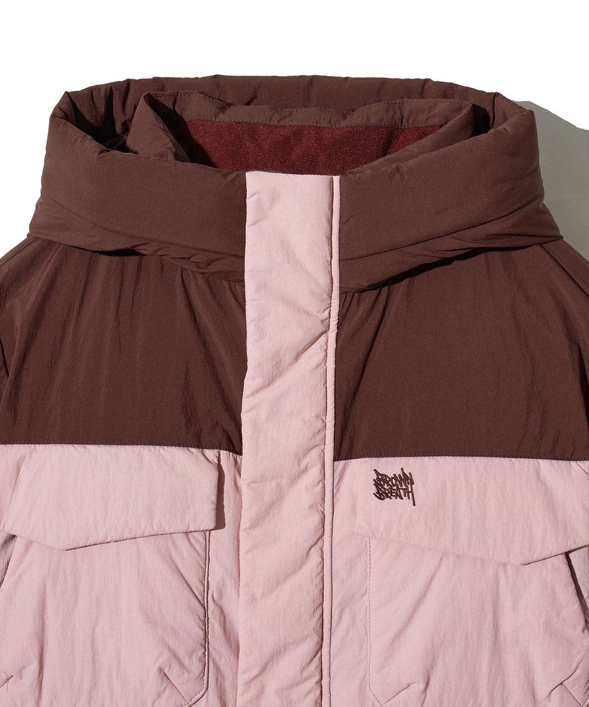 브라운브레스 키즈(BROWNBREATH KIDS) KIDS BLOCK DOWN JUMPER - PINK