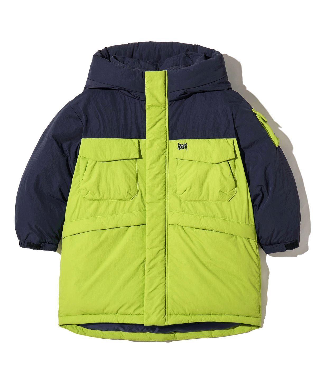 브라운브레스 키즈(BROWNBREATH KIDS) KIDS BLOCK DOWN JUMPER - GREEN