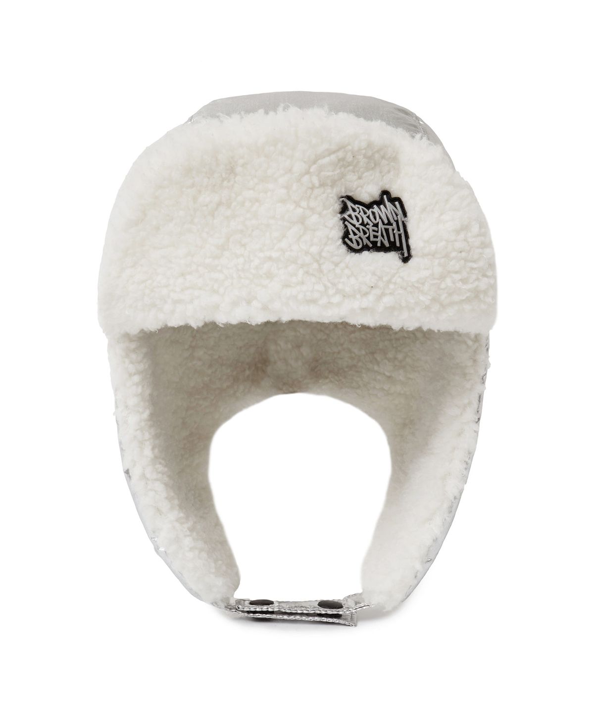 브라운브레스 키즈(BROWNBREATH KIDS) KIDS TAG EARMUFF PADDING CAP - SILVER
