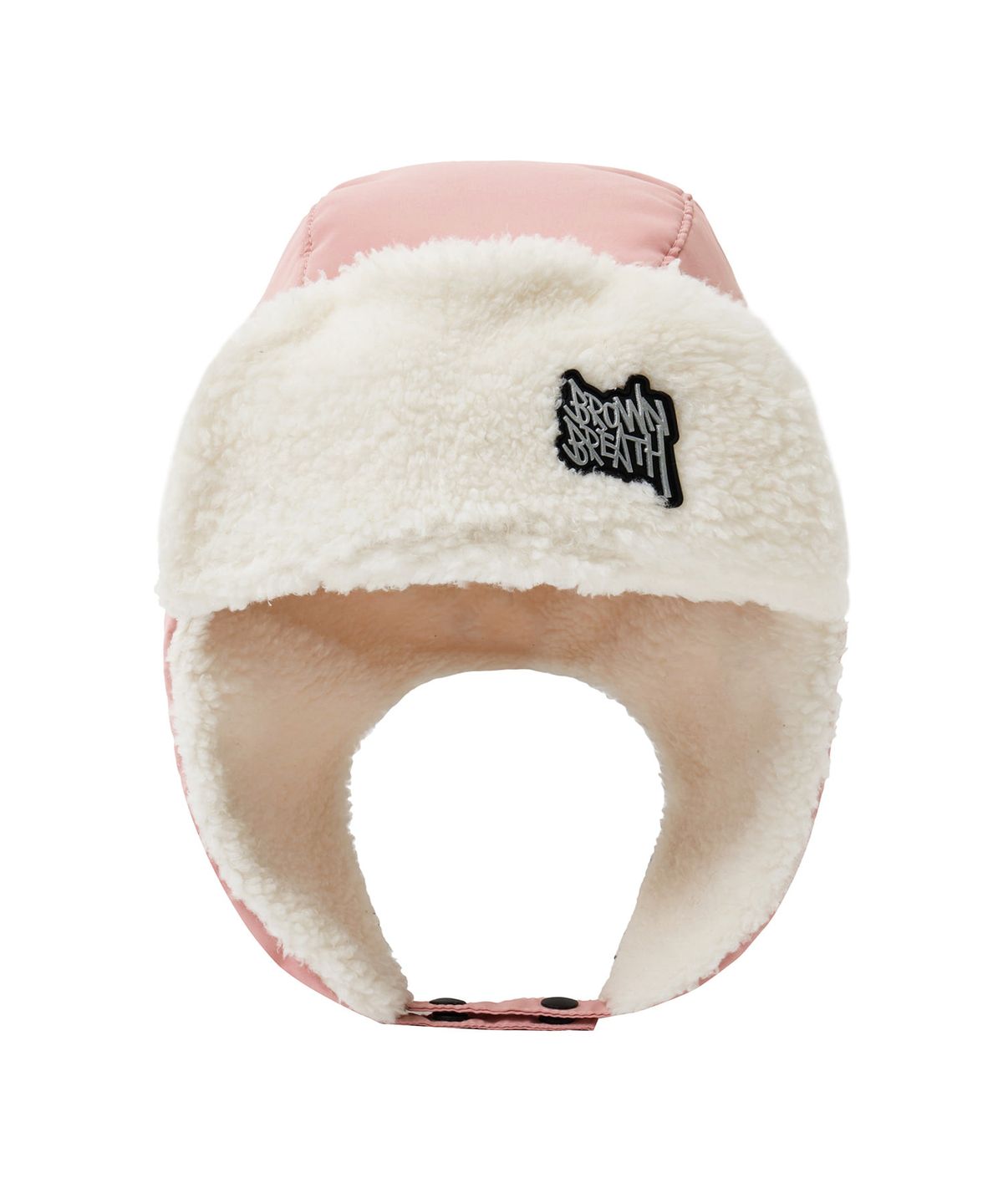 브라운브레스 키즈(BROWNBREATH KIDS) KIDS TAG EARMUFF PADDING CAP - PINK