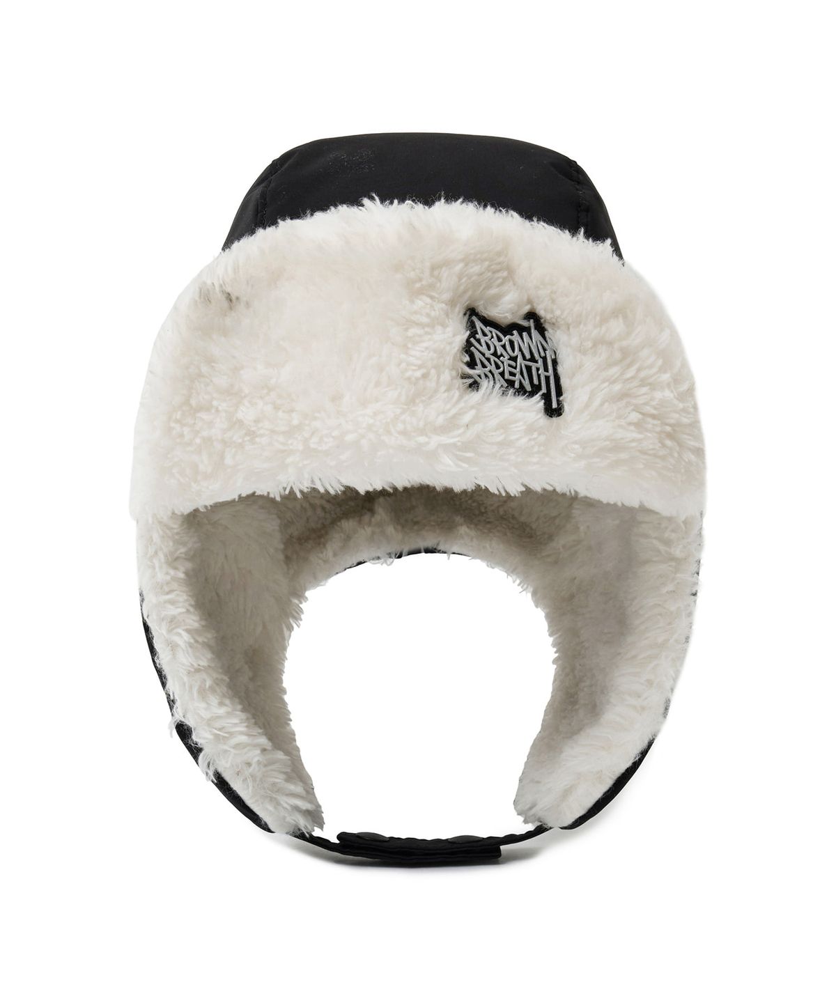 브라운브레스 키즈(BROWNBREATH KIDS) KIDS TAG EARMUFF PADDING CAP - BLACK
