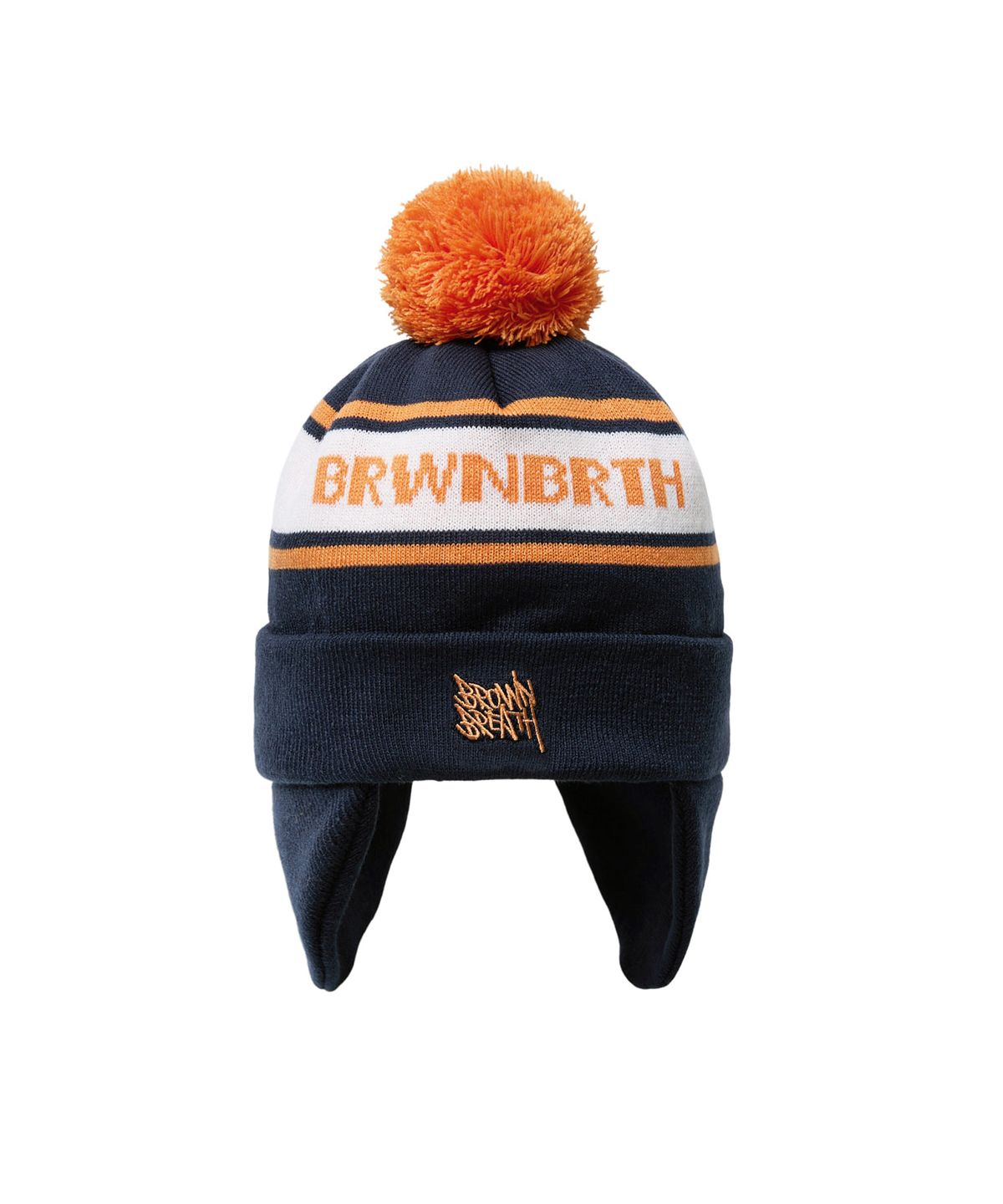 브라운브레스 키즈(BROWNBREATH KIDS) KIDS EARMUFF BEANIE - NAVY