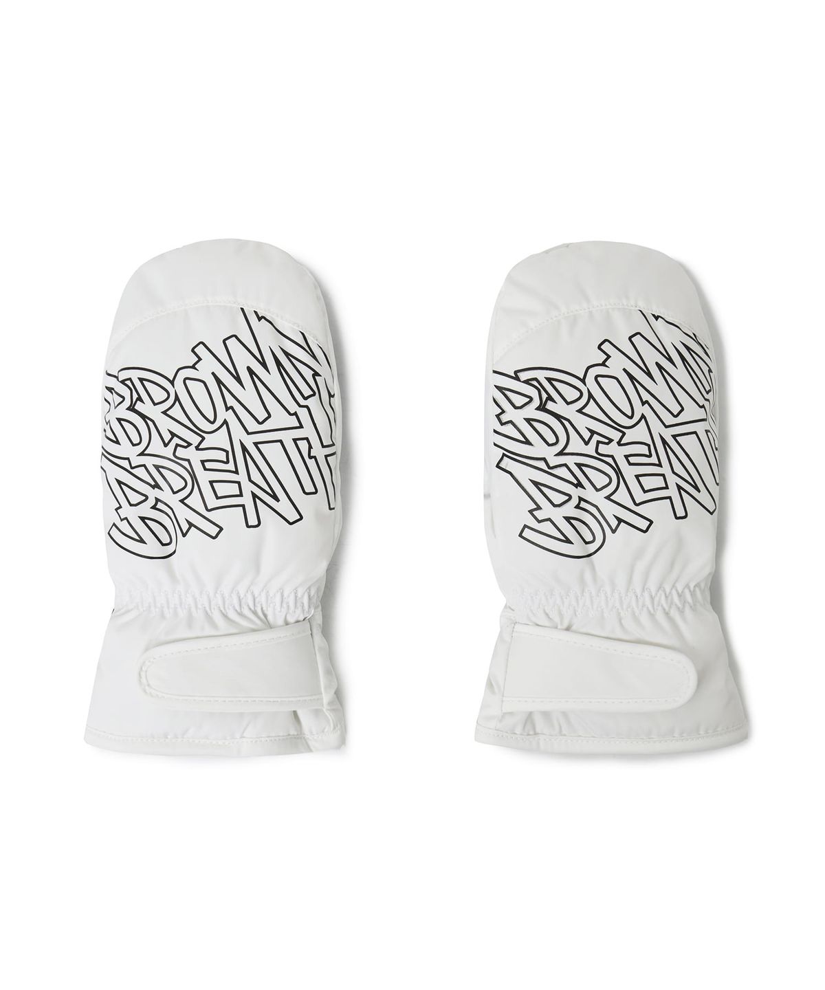 브라운브레스 키즈(BROWNBREATH KIDS) KIDS BIG TAG GLOVE - OFF WHITE