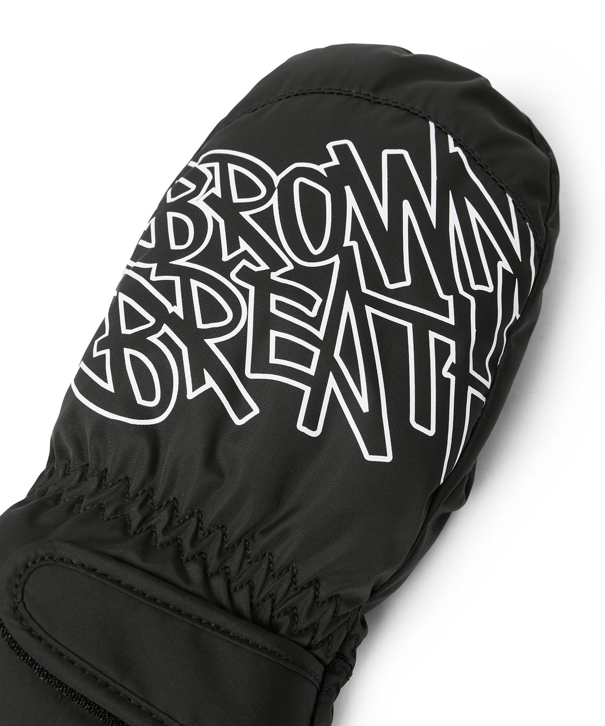 브라운브레스 키즈(BROWNBREATH KIDS) KIDS BIG TAG GLOVE - BLACK