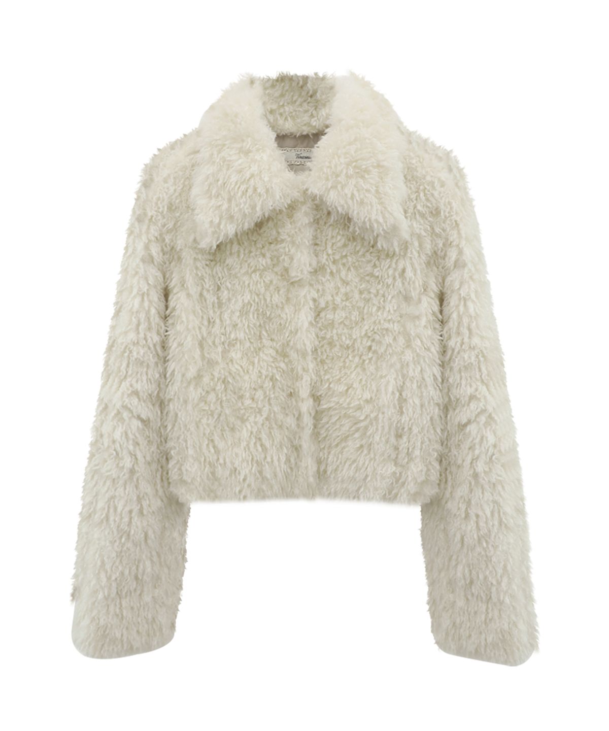 비바셔스(VIVACIOUS) Collar Teddy Fur Jacket IVORY