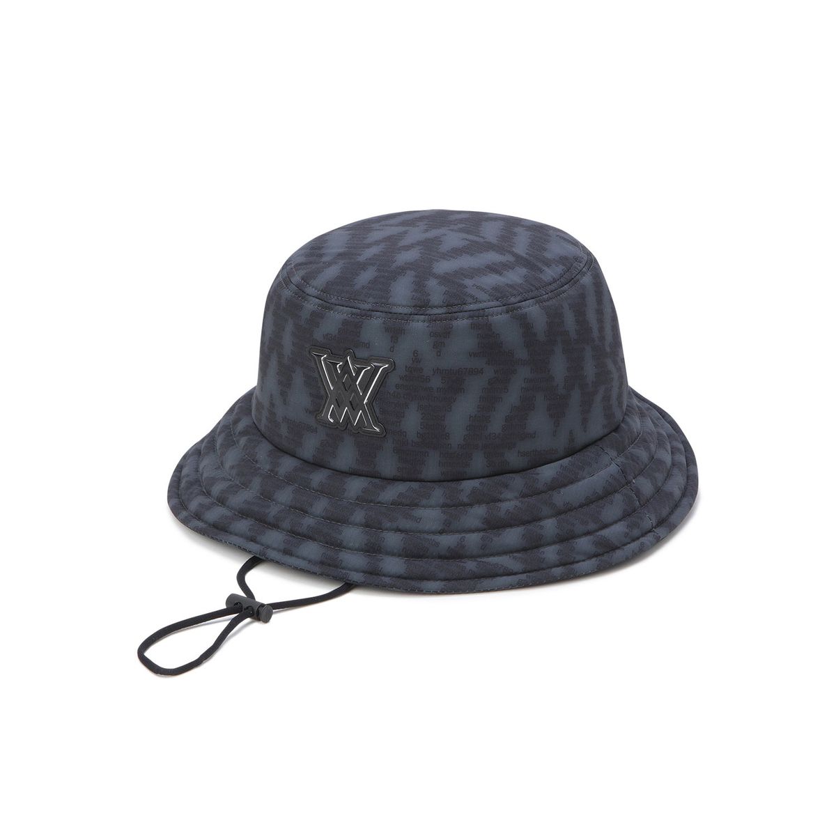 어뉴골프(ANEW GOLF) UNI LOGO PATTERN HAT_BK