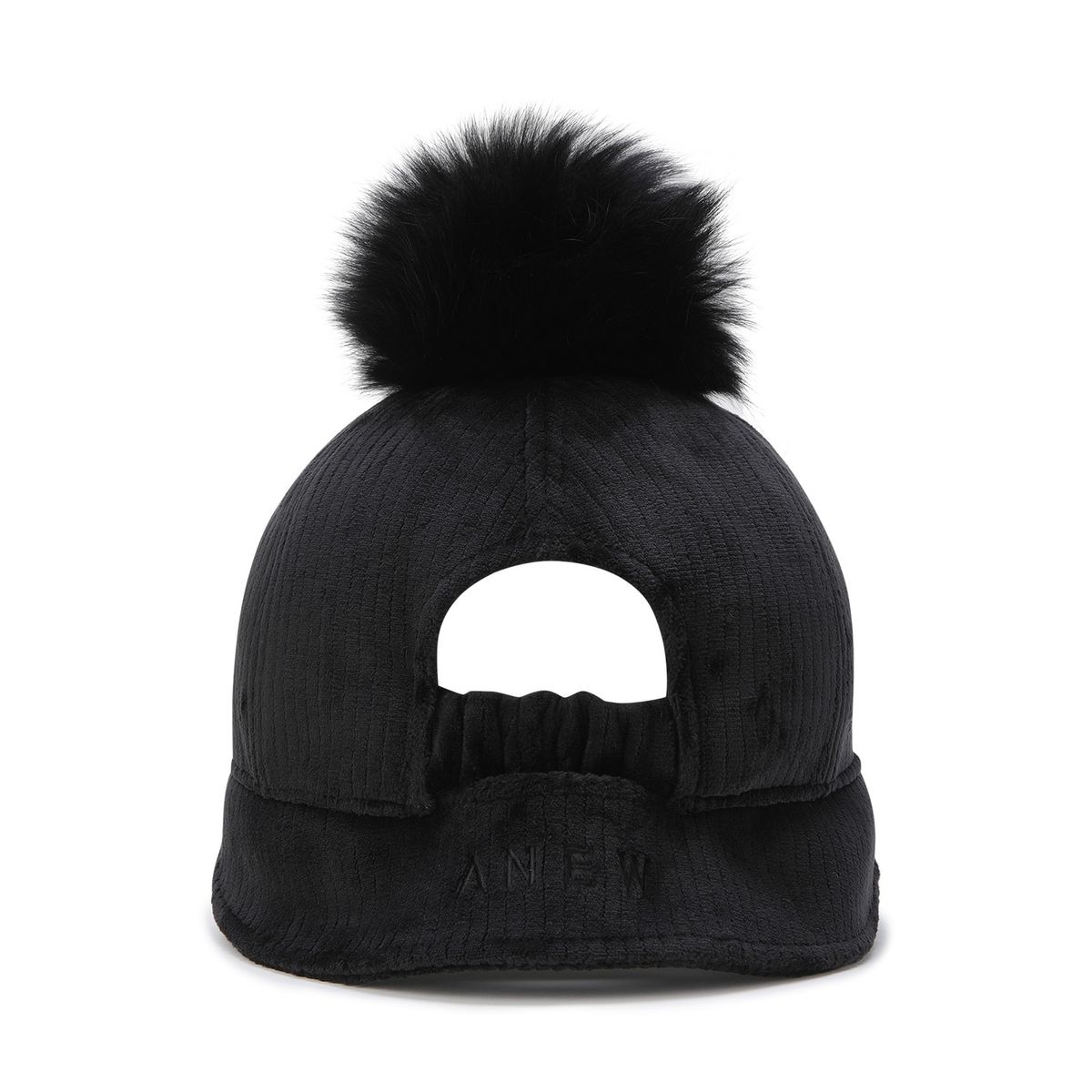 어뉴골프(ANEW GOLF) WOMEN SHORT EARFLAP CAP_BK