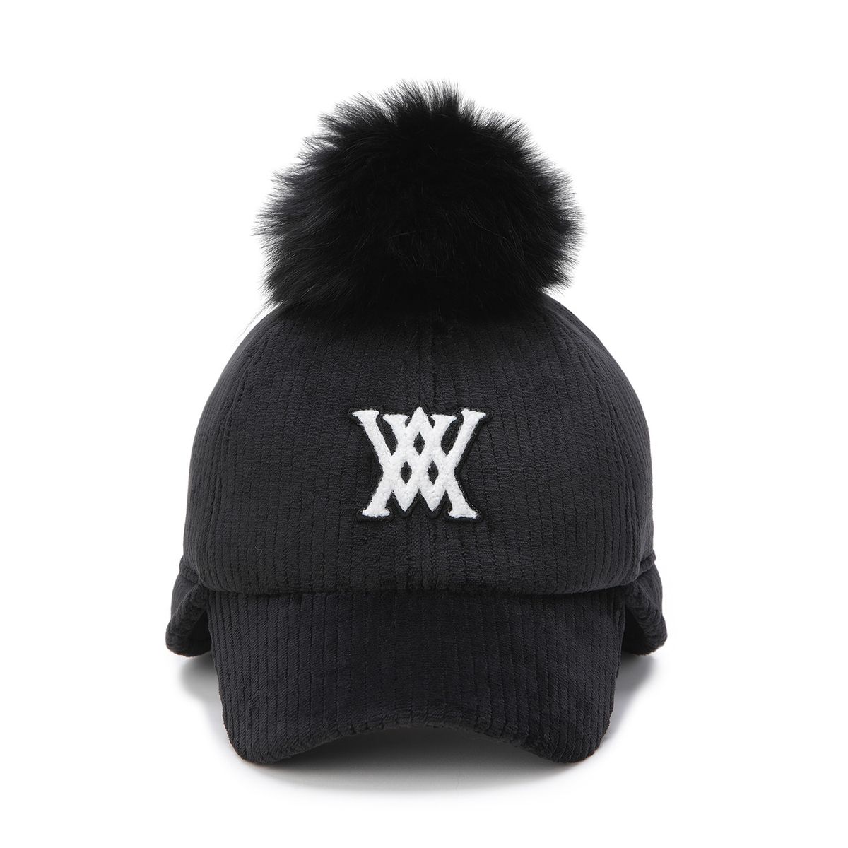 어뉴골프(ANEW GOLF) WOMEN SHORT EARFLAP CAP_BK