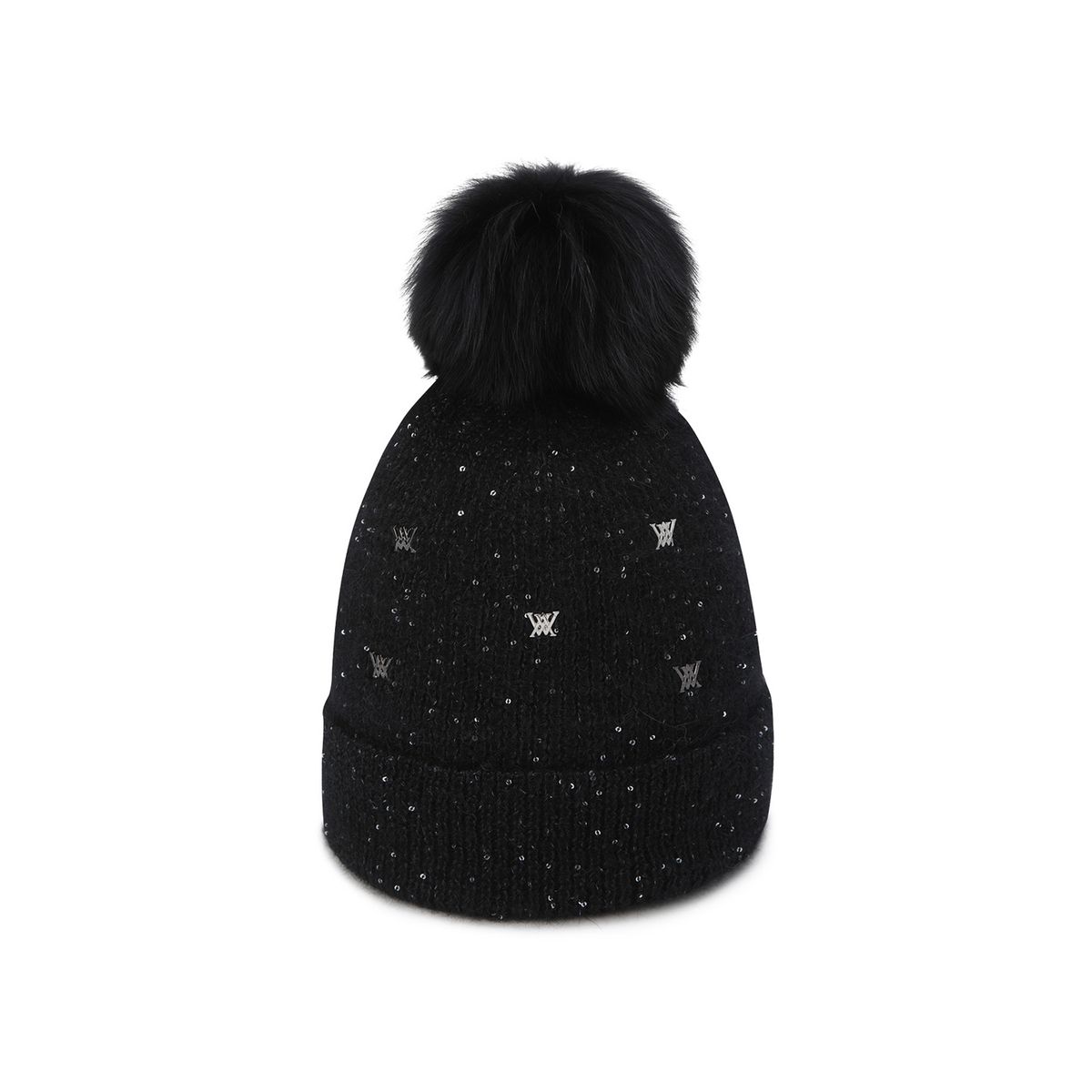 어뉴골프(ANEW GOLF) WOMEN TWINKLE BEANIE_BK
