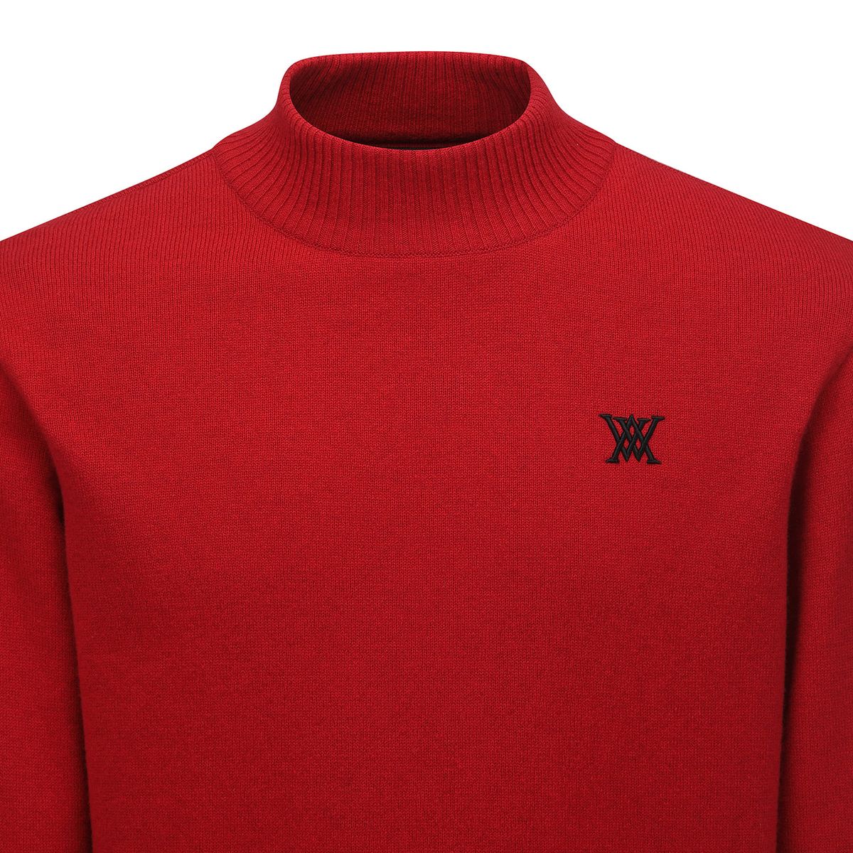 어뉴골프(ANEW GOLF) MEN WI FUZZY LOGO POINT SWEATER_RE