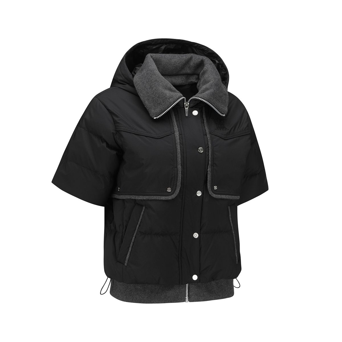 어뉴골프(ANEW GOLF) WOMEN WI SHORT SLEEVE DOWN JACKET_BK