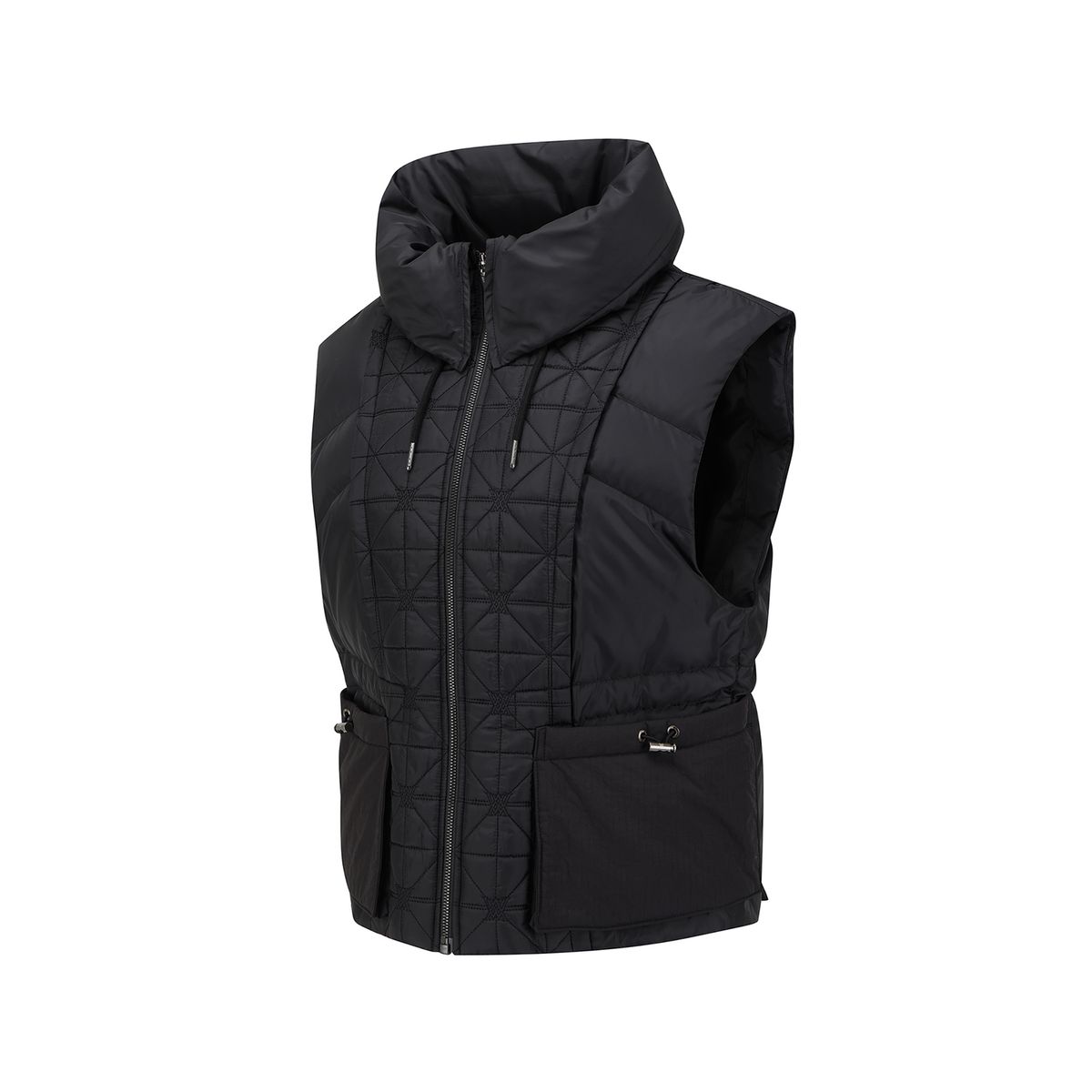 어뉴골프(ANEW GOLF) WOMEN WI HIGH NECK DOWN VEST_BK
