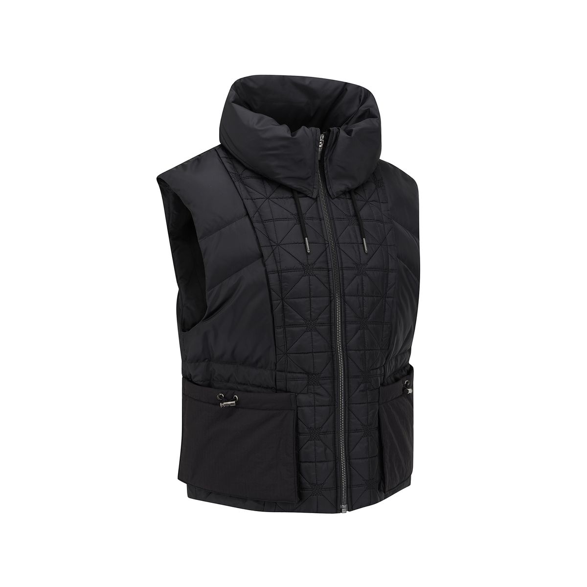 어뉴골프(ANEW GOLF) WOMEN WI HIGH NECK DOWN VEST_BK