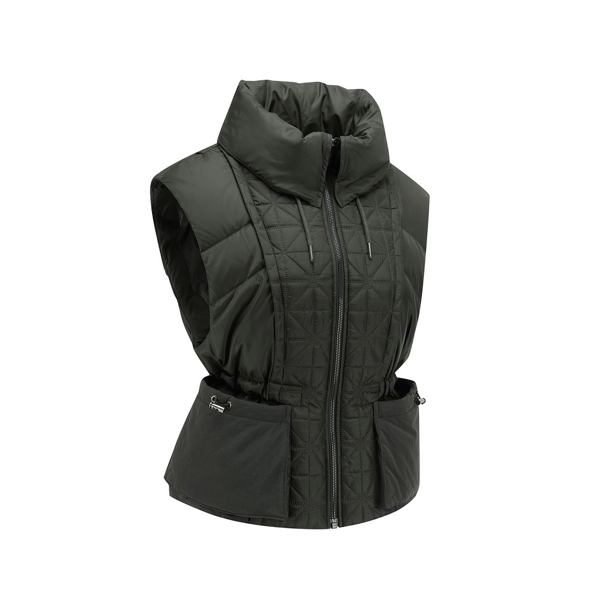 어뉴골프(ANEW GOLF) WOMEN WI HIGH NECK DOWN VEST_KH