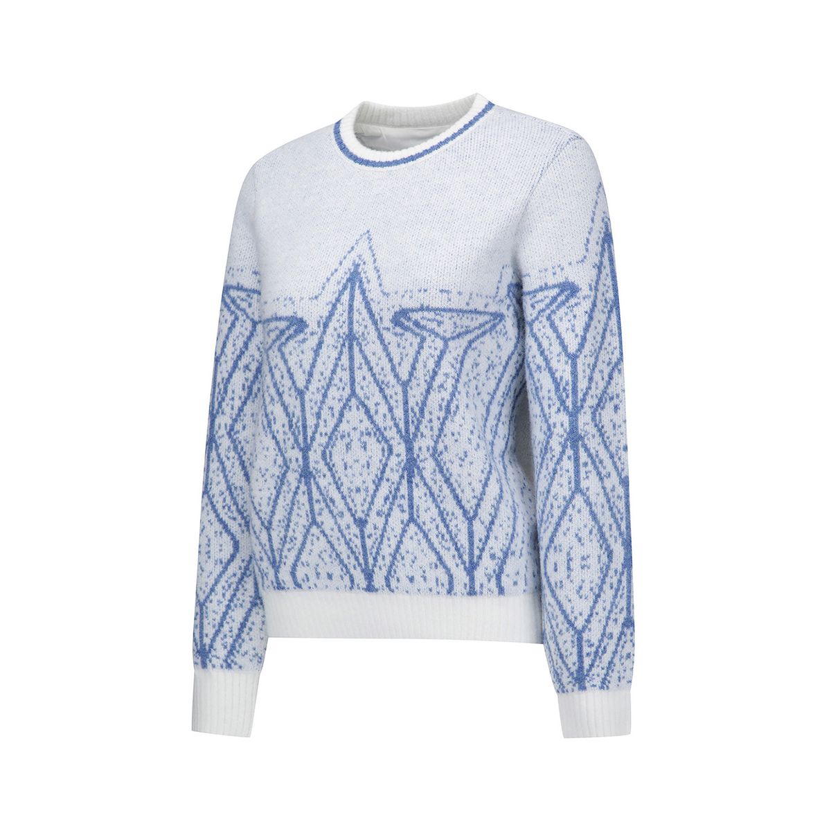 어뉴골프(ANEW GOLF) WOMEN WI FUZZY LOGO POINT SWEATER