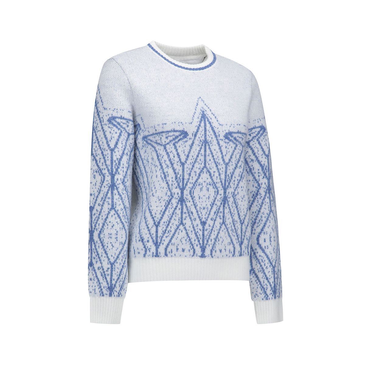 어뉴골프(ANEW GOLF) WOMEN WI FUZZY LOGO POINT SWEATER